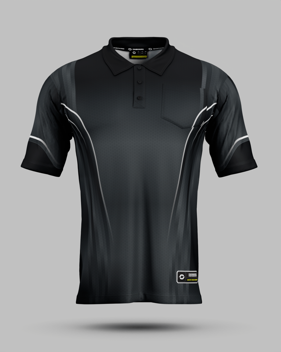 Blaze 3 Button Polo Collar Jersey With Pocket - Onboard Sportswear