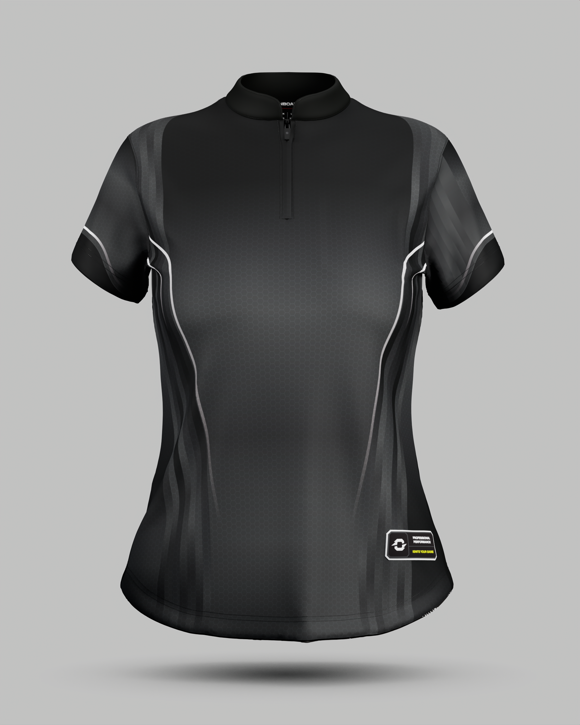 Womens Blaze 1/4 Zip Pro Collar Jersey