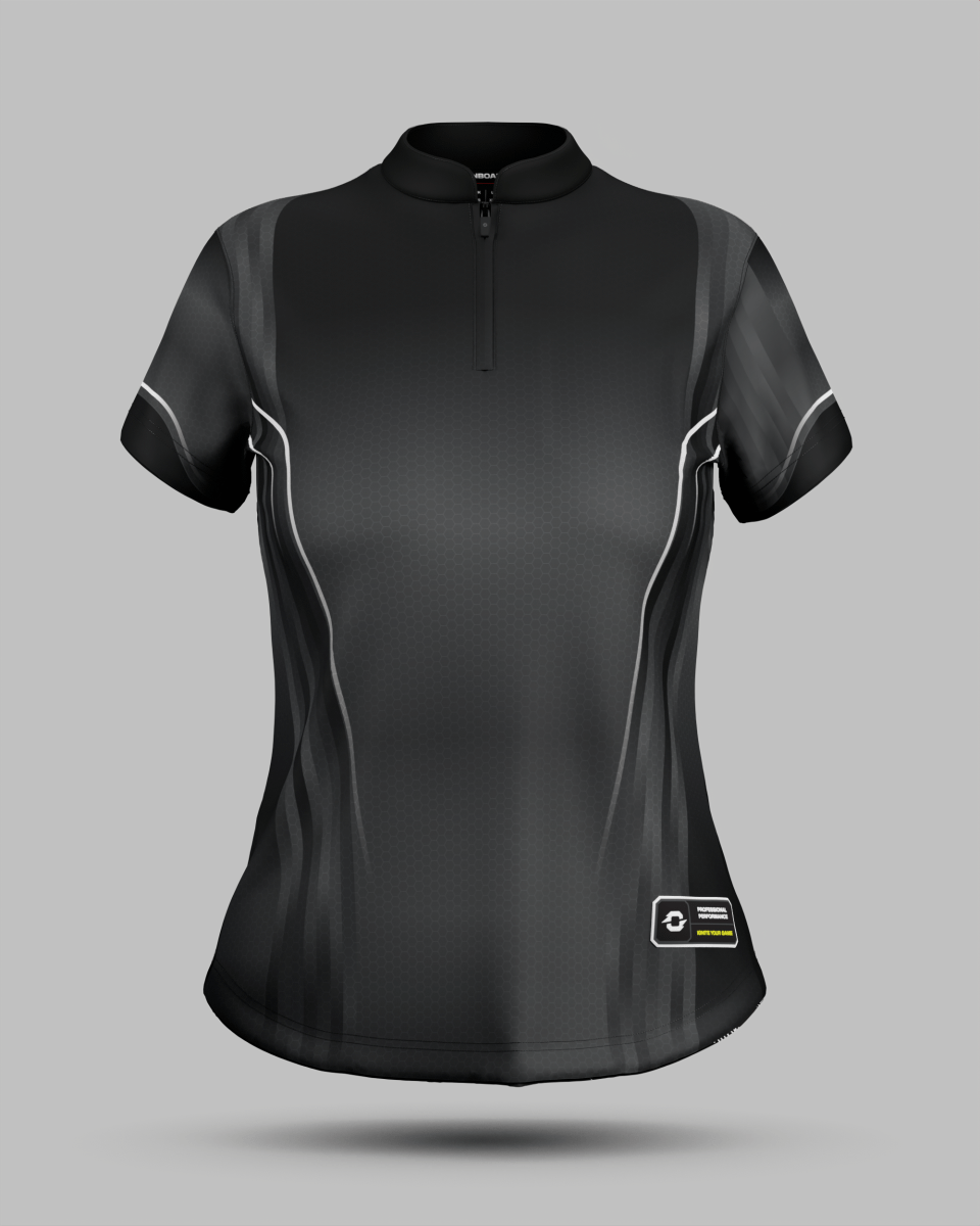 Womens Blaze 1/4 Zip Pro Collar Jersey - Onboard Sportswear