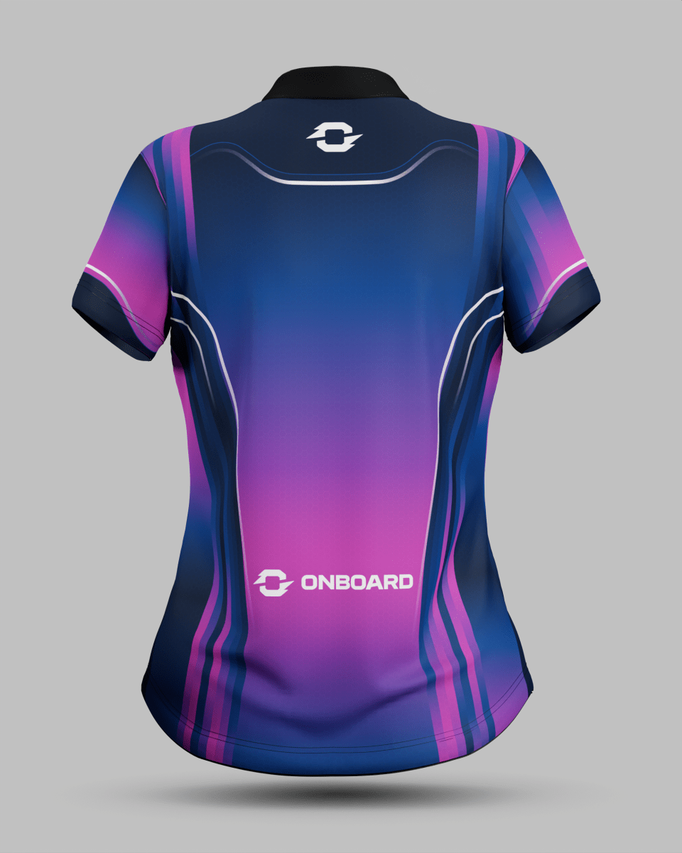 Womens Blaze 1/4 Zip Pro Collar Jersey - Onboard Sportswear