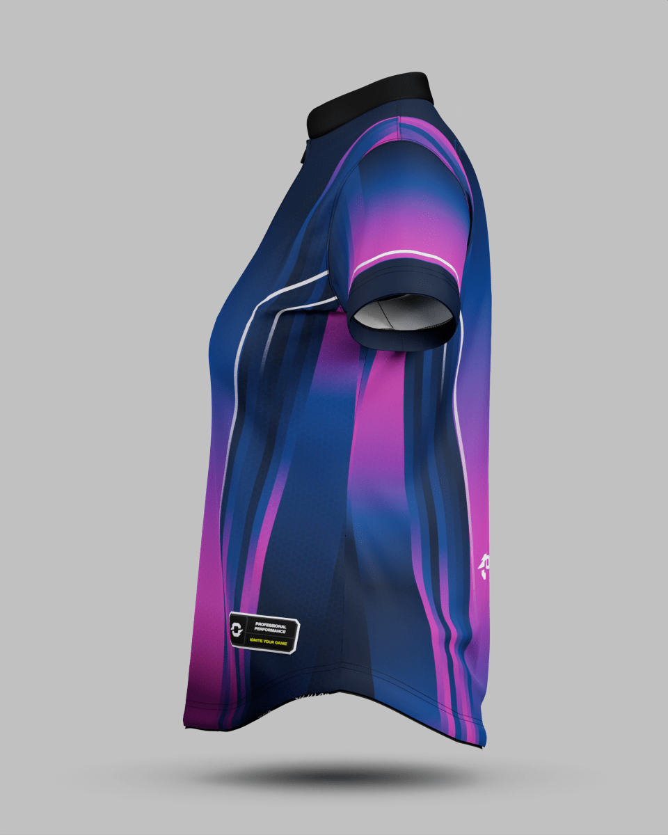 Womens Blaze 1/4 Zip Pro Collar Jersey - Onboard Sportswear