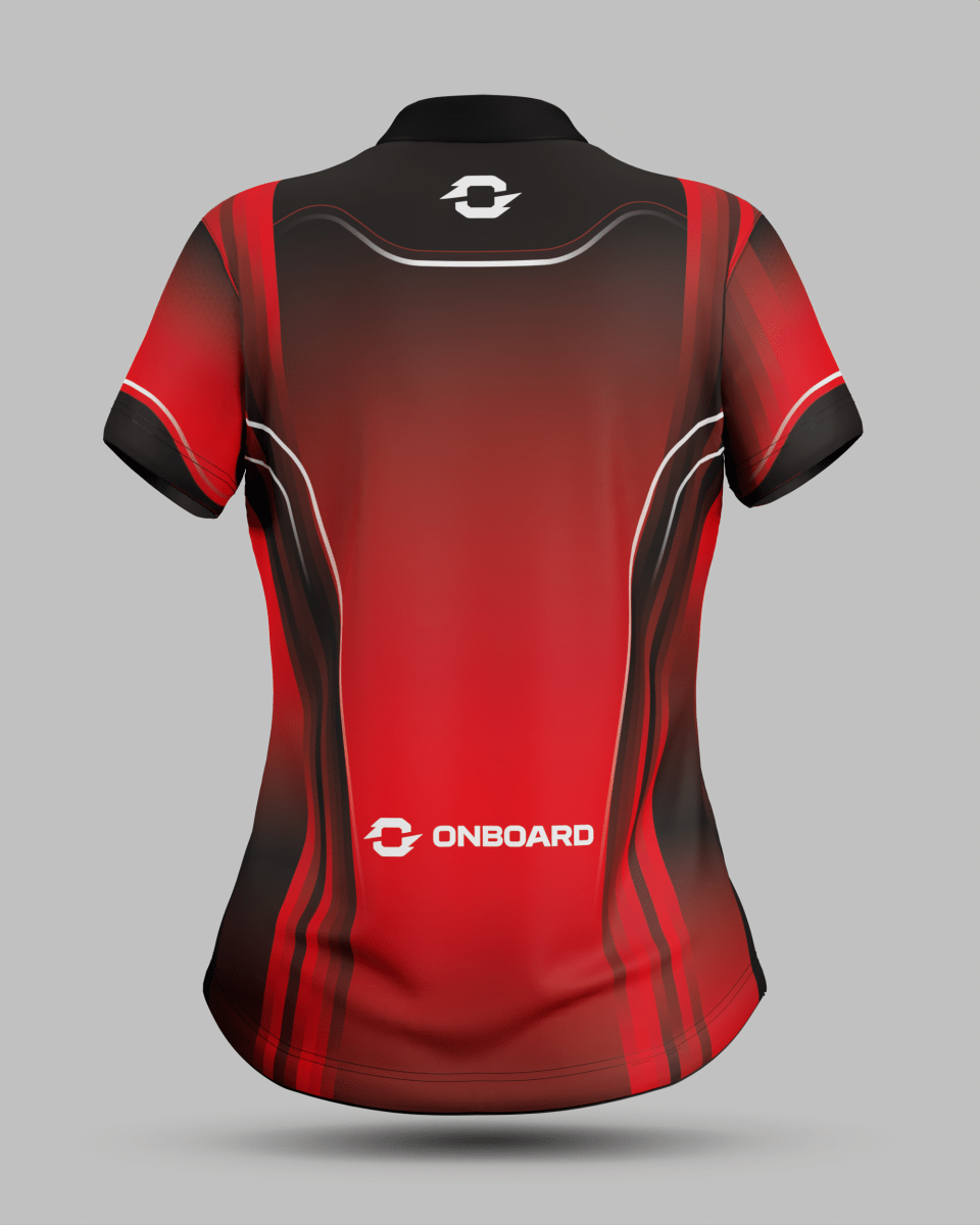 Womens Blaze 1/4 Zip Pro Collar Jersey - Onboard Sportswear