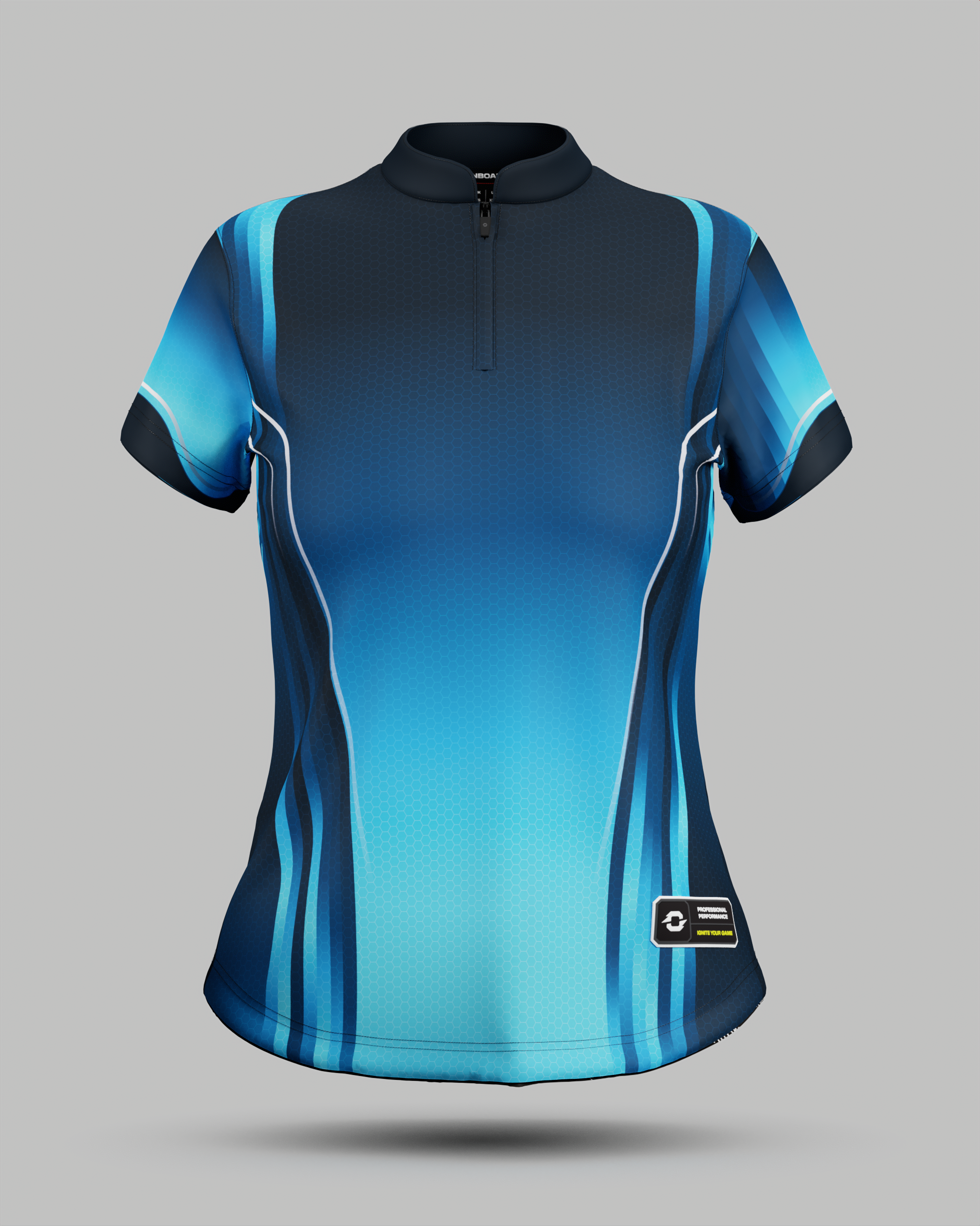 Womens Blaze 1/4 Zip Pro Collar Jersey
