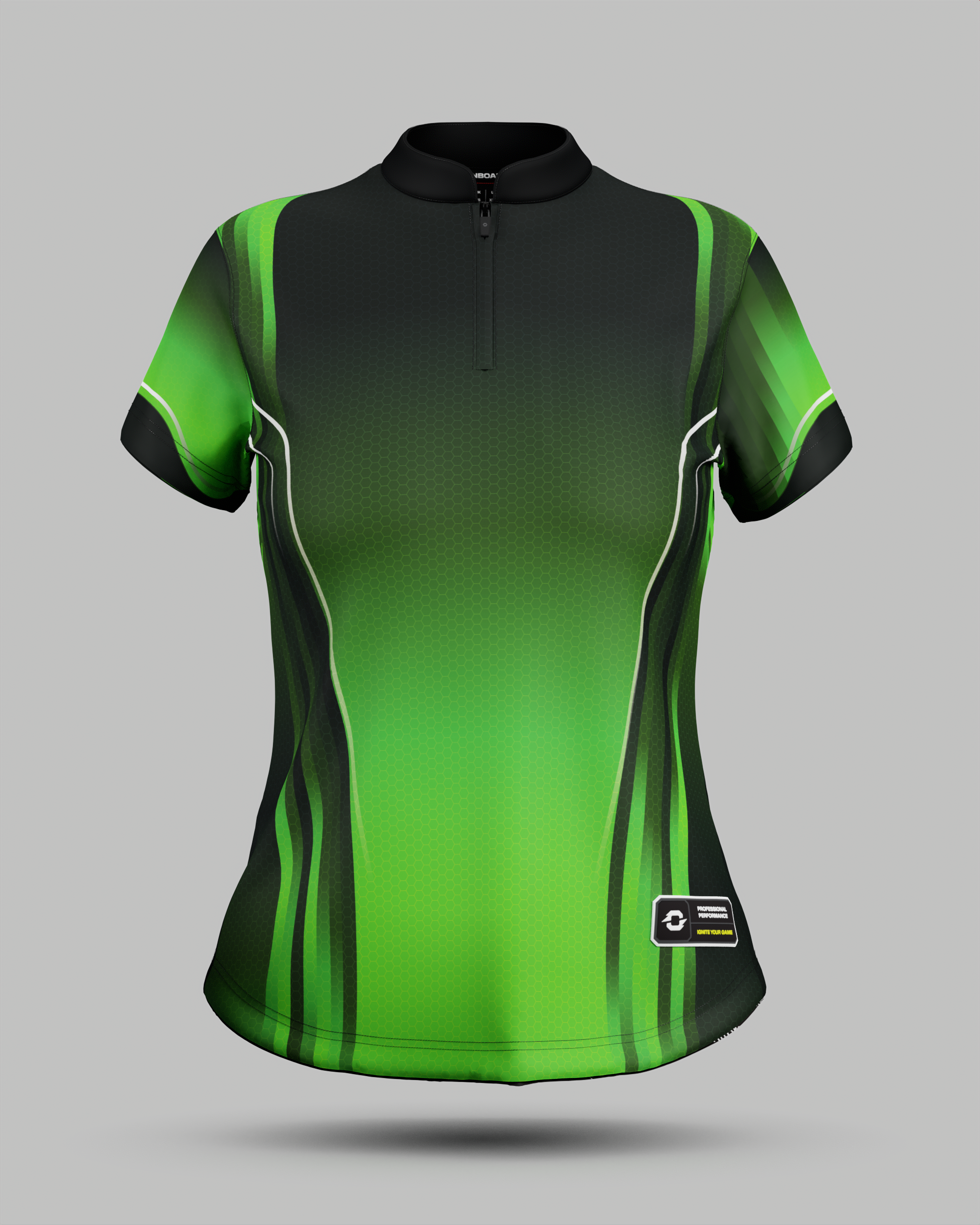 Womens Blaze 1/4 Zip Pro Collar Jersey
