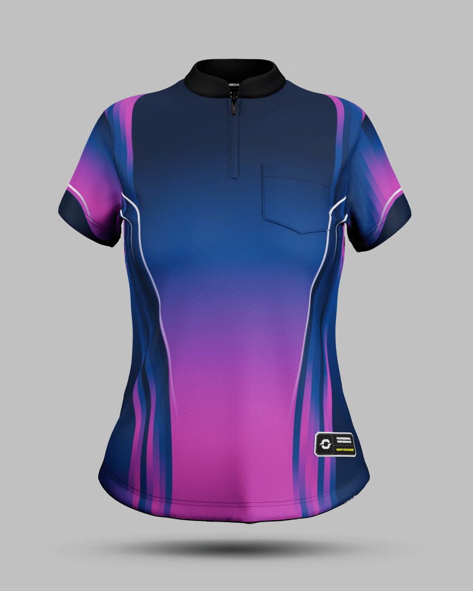 Womens Blaze 1/4 Zip Pro Collar Jersey With Pocket - Onboard Sportswear