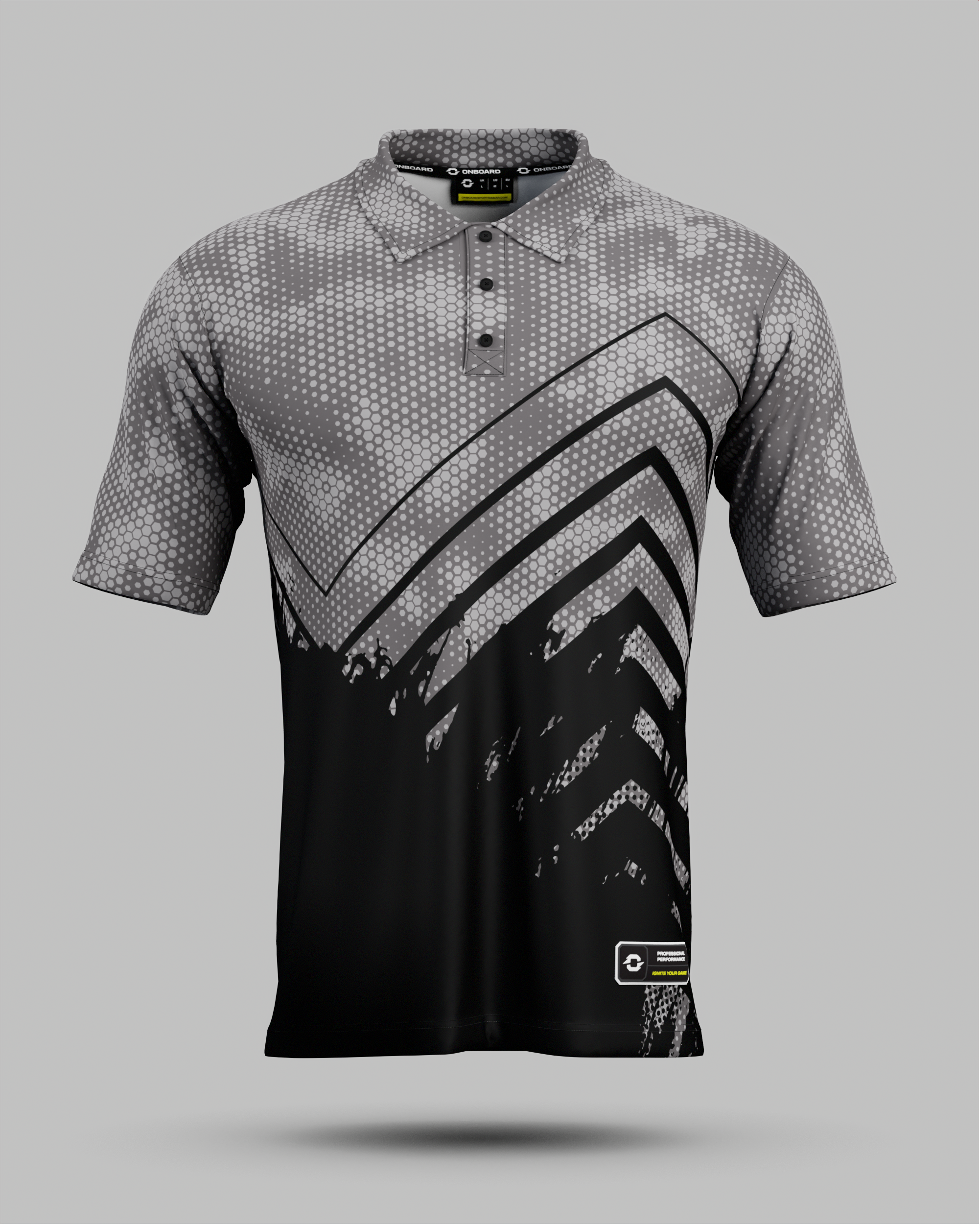 Boston 3 Button Polo Collar Jersey