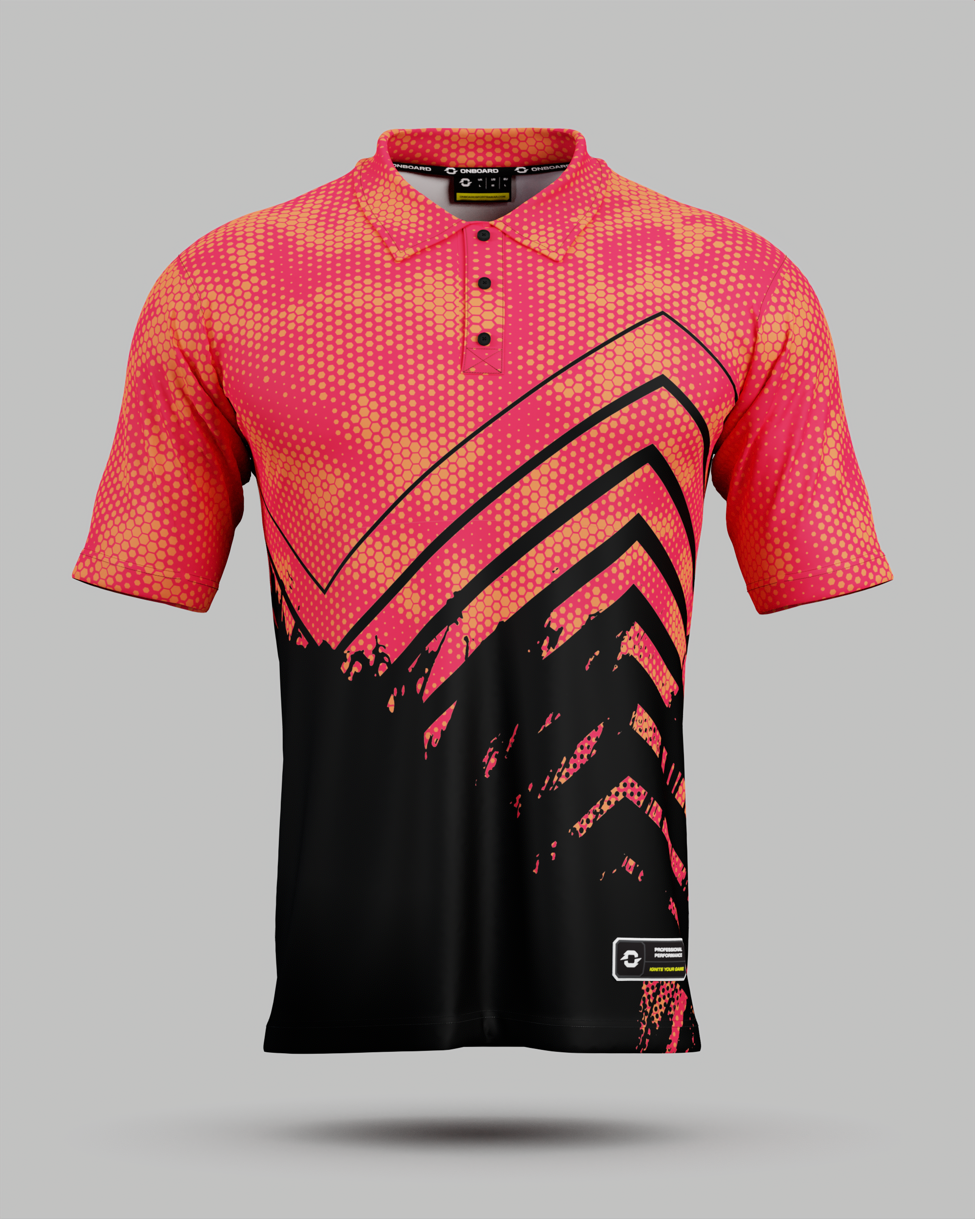 Youth Boston 3 Button Polo Collar Jersey