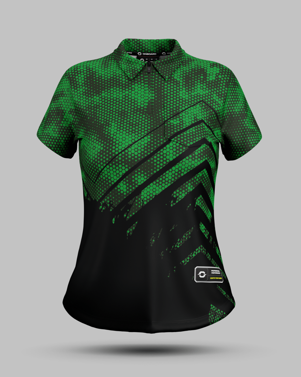 Womens Boston 1/4 Zip Pro Collar Jersey - Onboard Sportswear