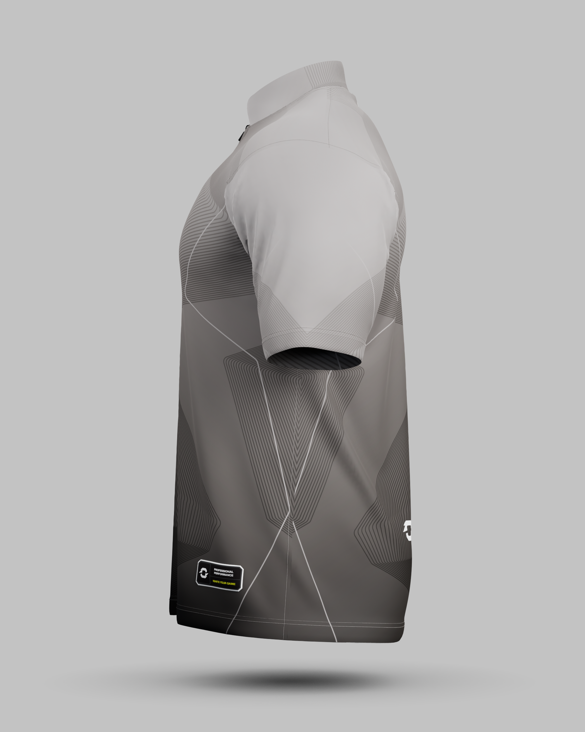 Express California 1/4 Zip Pro Collar Jersey Graphite