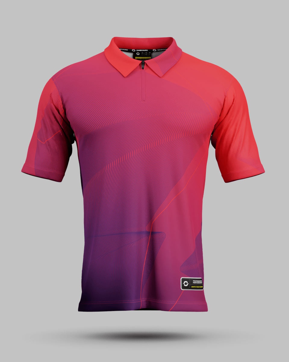 California 1/4 Zip Polo Collar Jersey - Onboard Sportswear
