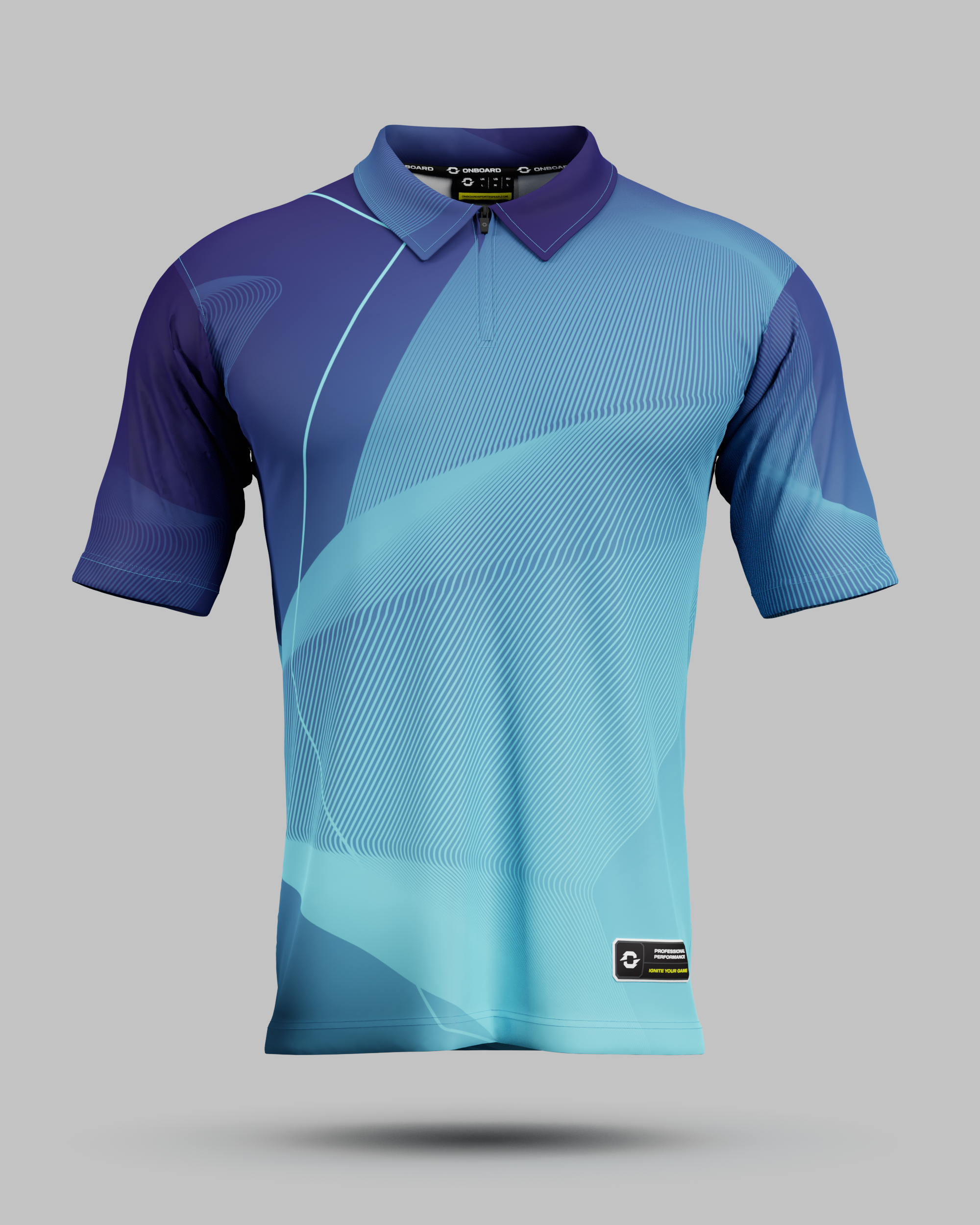 Youth California 1/4 Zip Polo Collar Jersey
