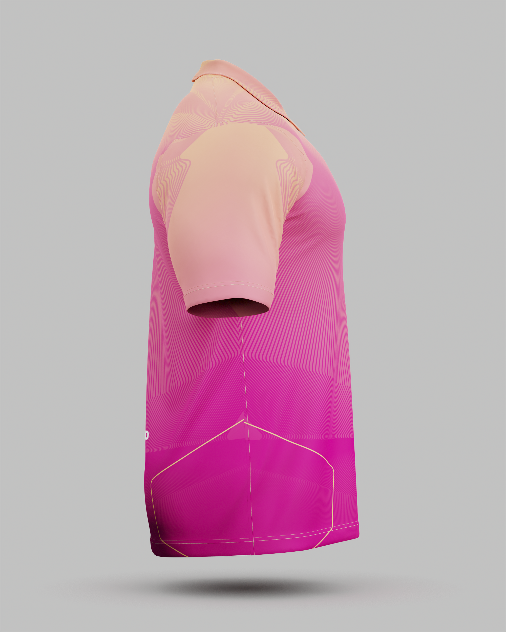 California 3 Button Polo Collar Jersey