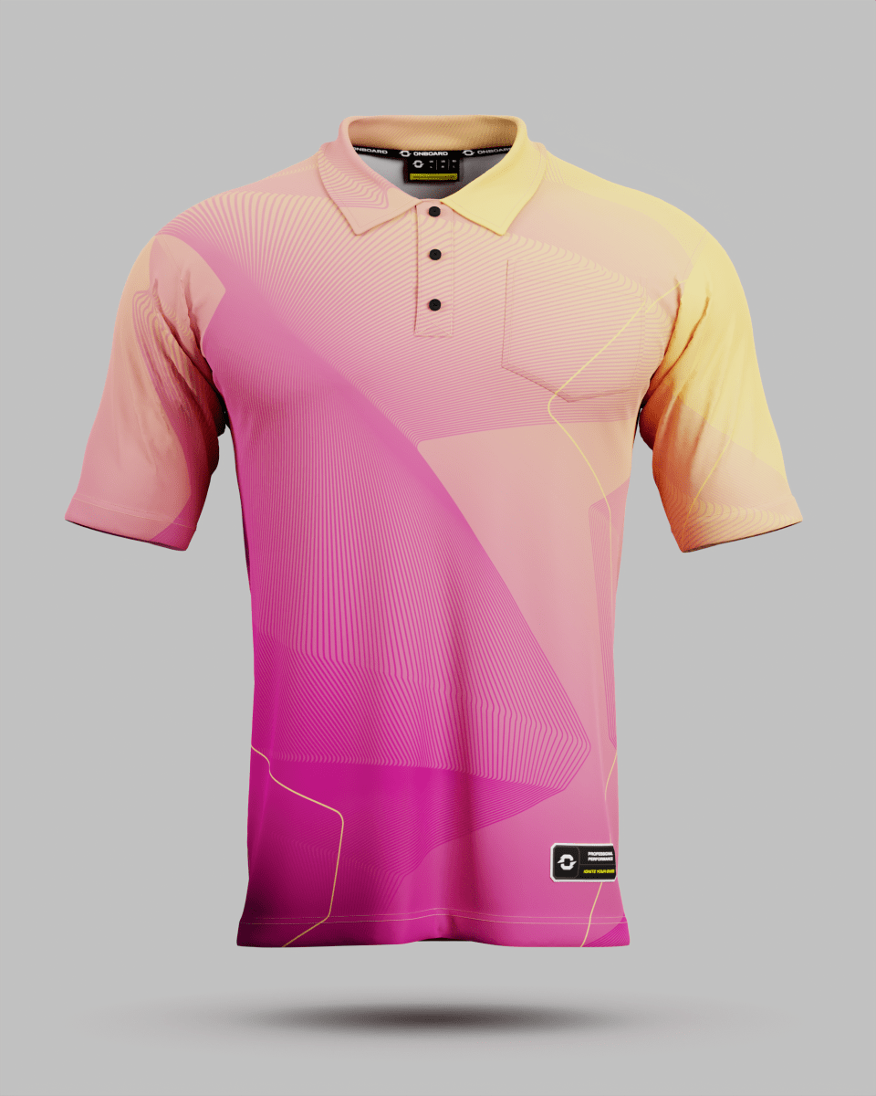 California 3 Button Polo Collar Jersey With Pocket - Onboard Sportswear