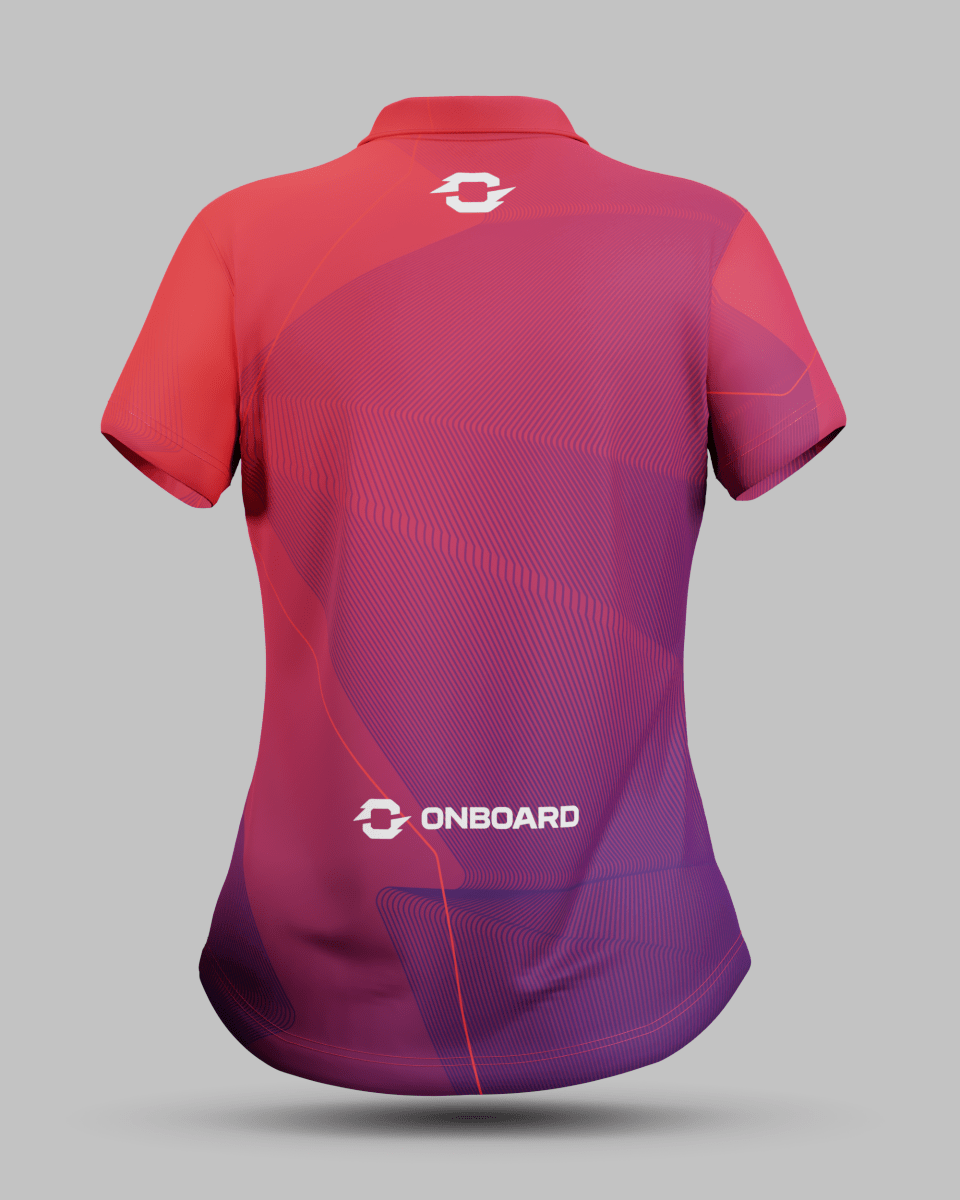 Womens California 1/4 Zip Polo Collar Jersey - Onboard Sportswear