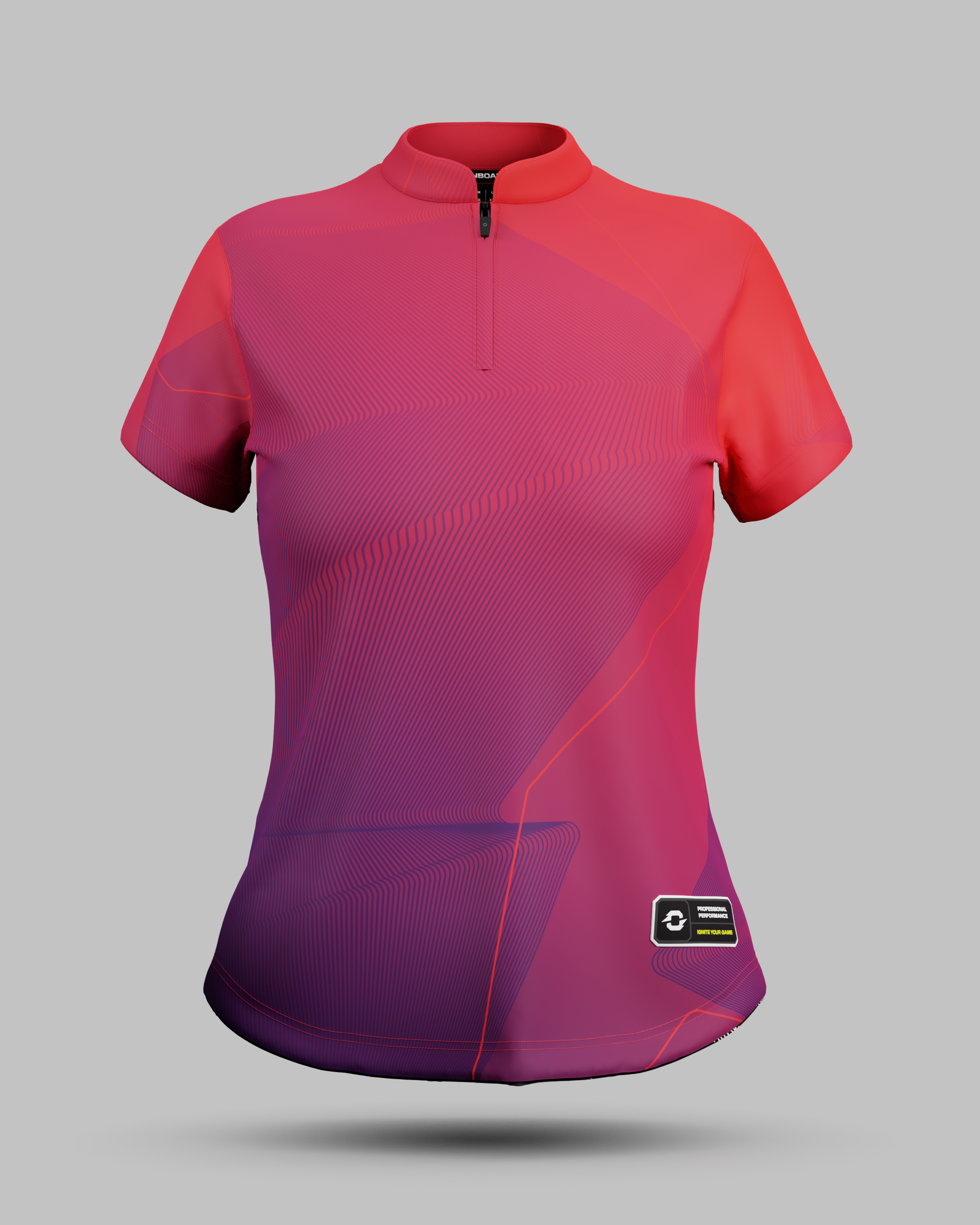 Womens California 1/4 Zip Pro Collar Jersey