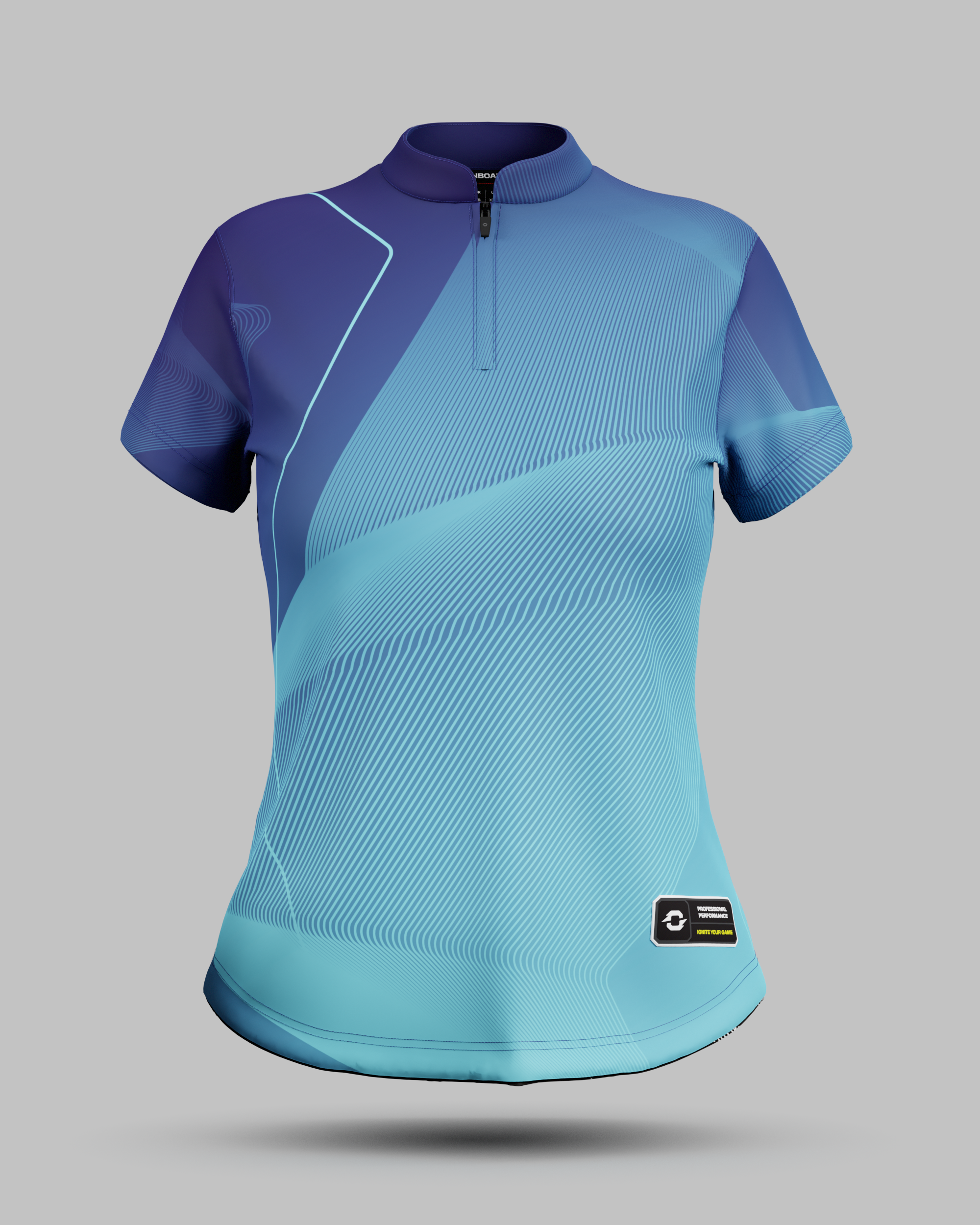 Womens California 1/4 Zip Pro Collar Jersey
