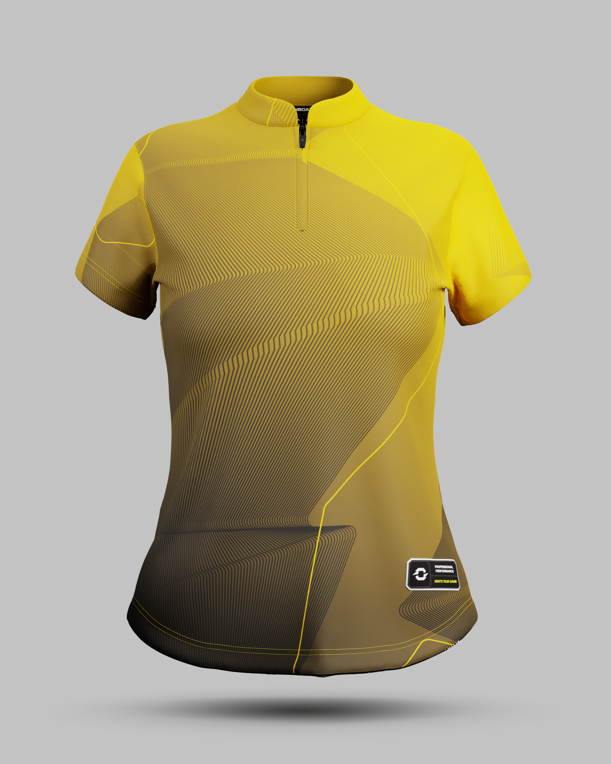 Womens California 1/4 Zip Pro Collar Jersey