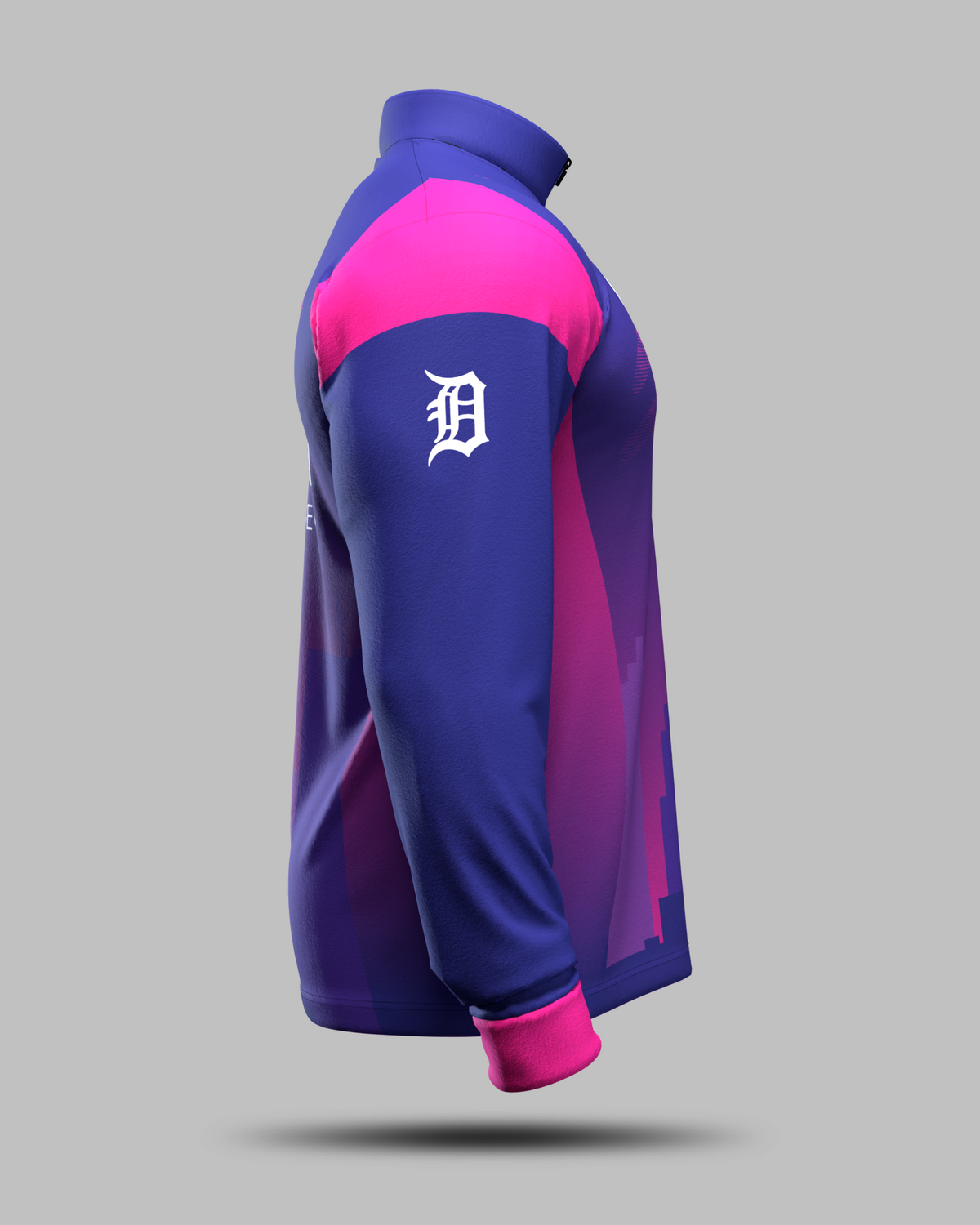 Cushion Lounge 1/2 Zip Midlayer Purple/Black