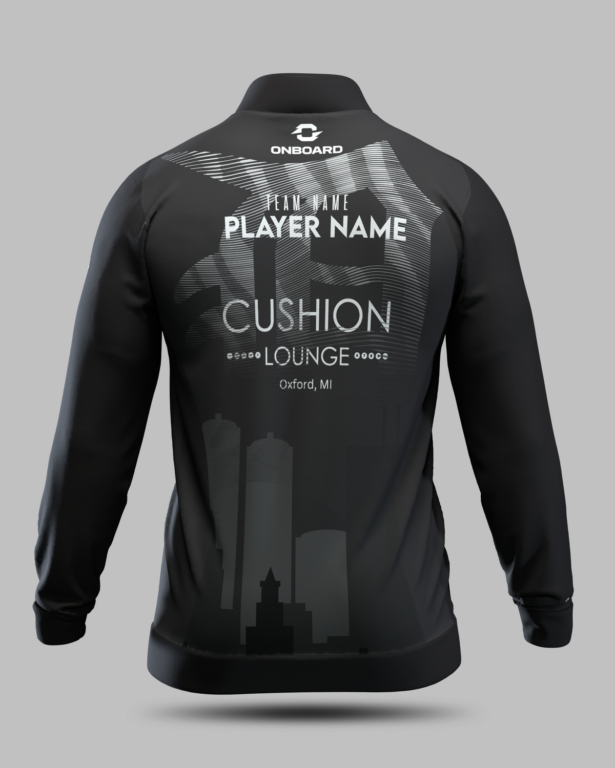 Cushion Lounge Tournament Jacket In Black
