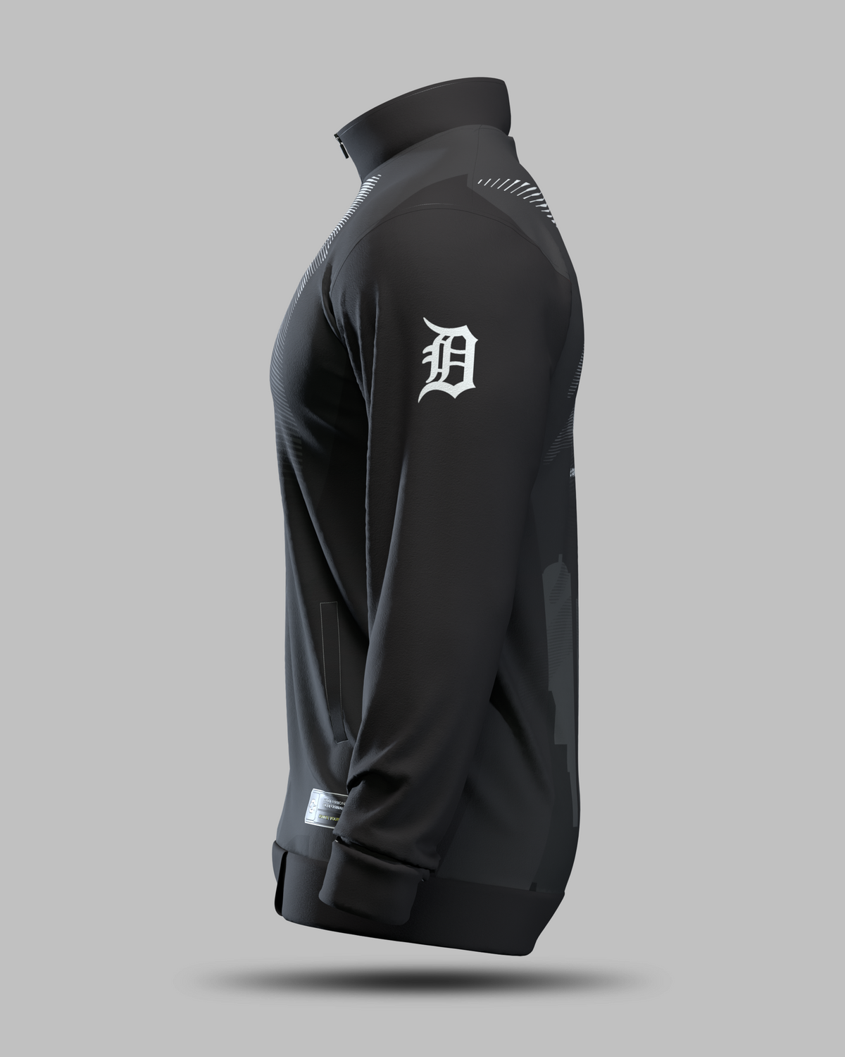 Cushion Lounge Tournament Jacket In Black
