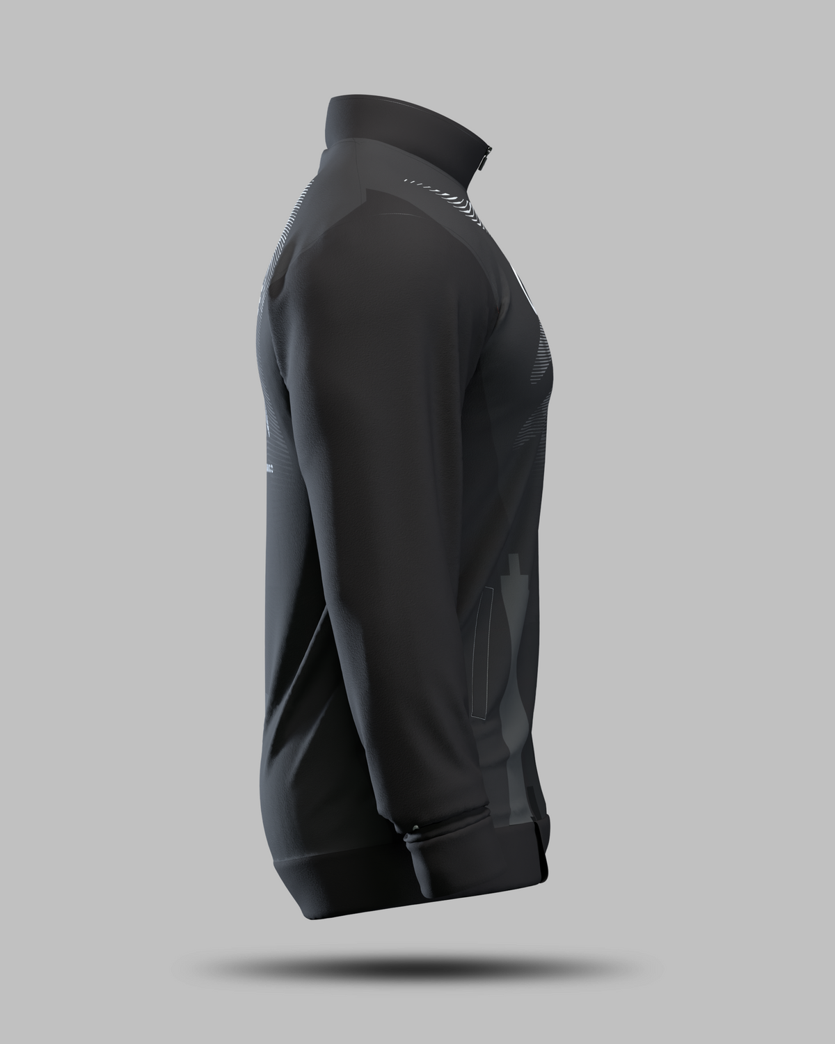 Cushion Lounge Tournament Jacket In Black