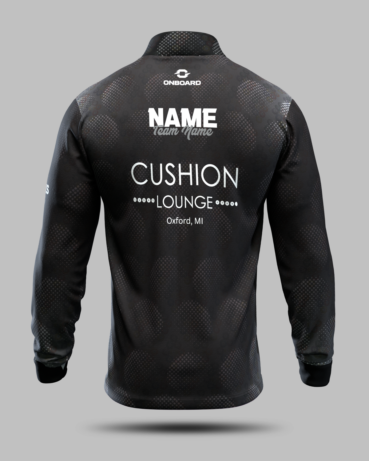 Cushion Lounge 1/2 Zip Midlayer Black