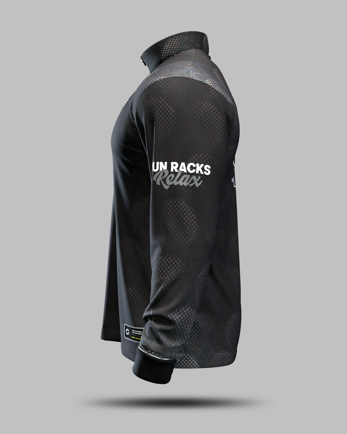 Cushion Lounge 1/2 Zip Midlayer Black