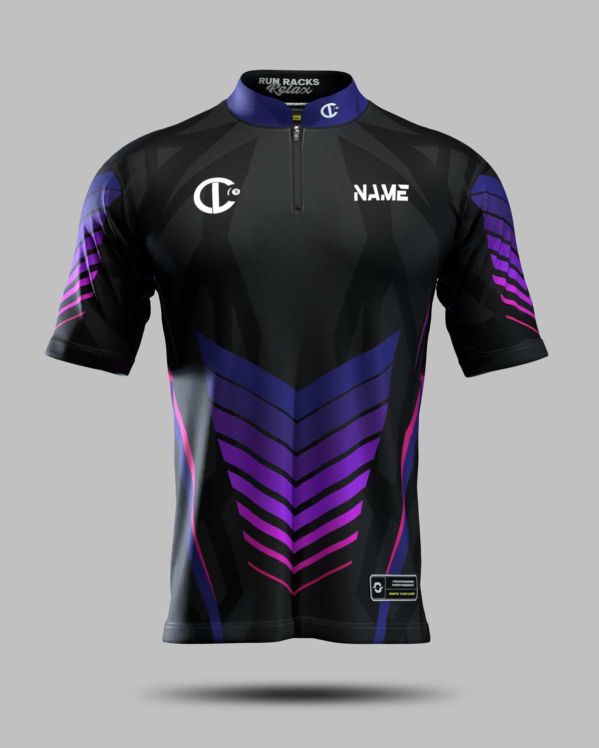 Cushion Lounge Jersey Black/Purple