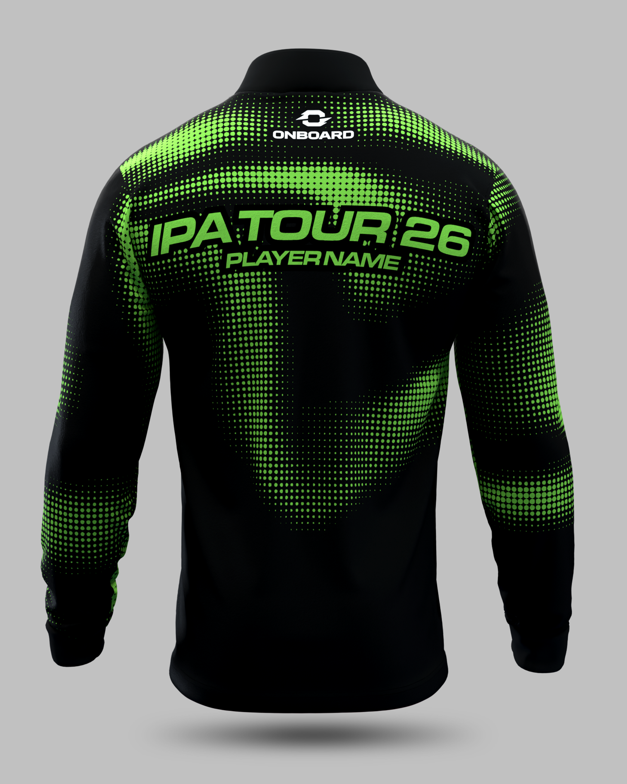 Official 2026 IPA Tour 1/2 Zip Mid Layer (Black/Green)