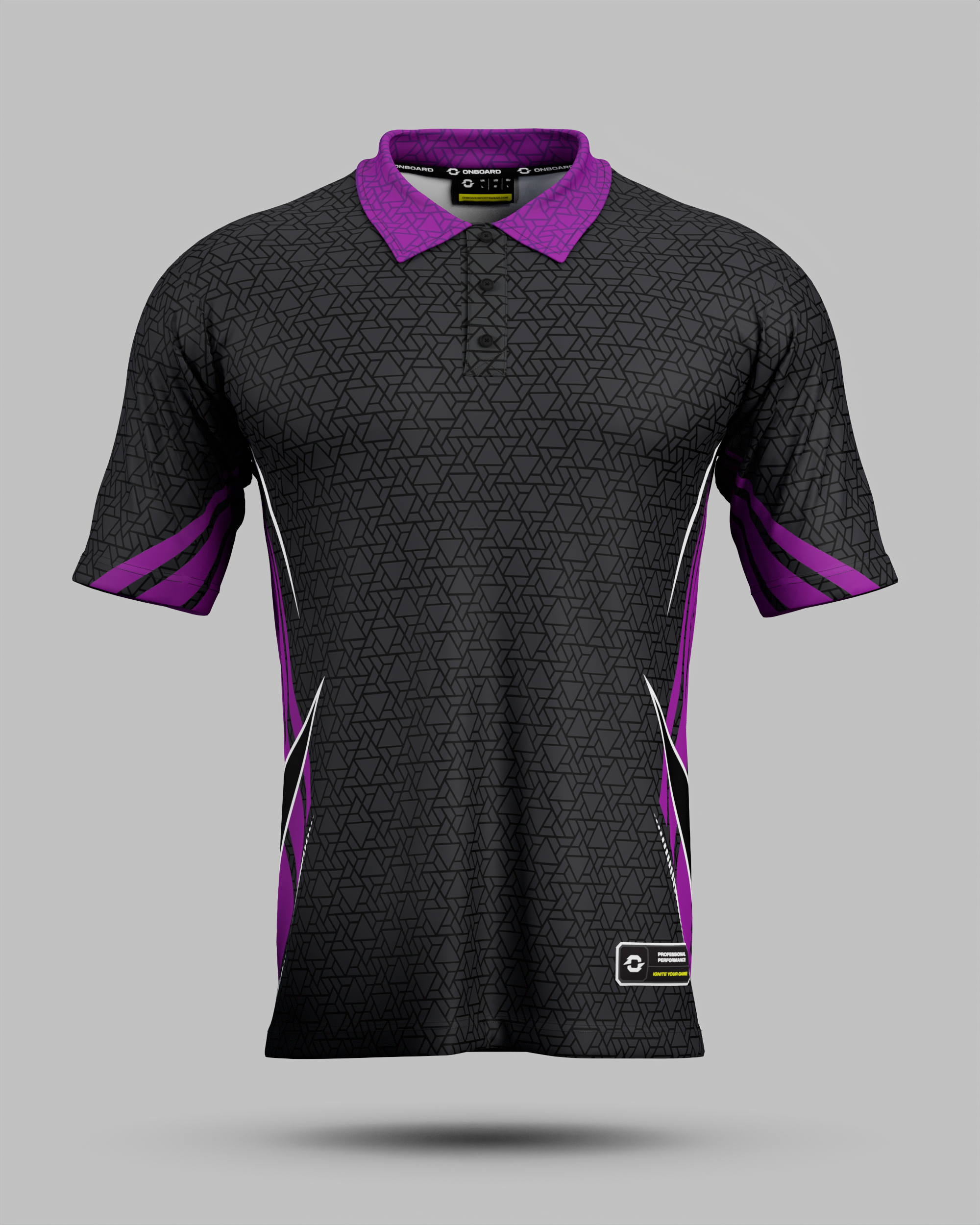 Denver 3 Button Polo Collar Jersey