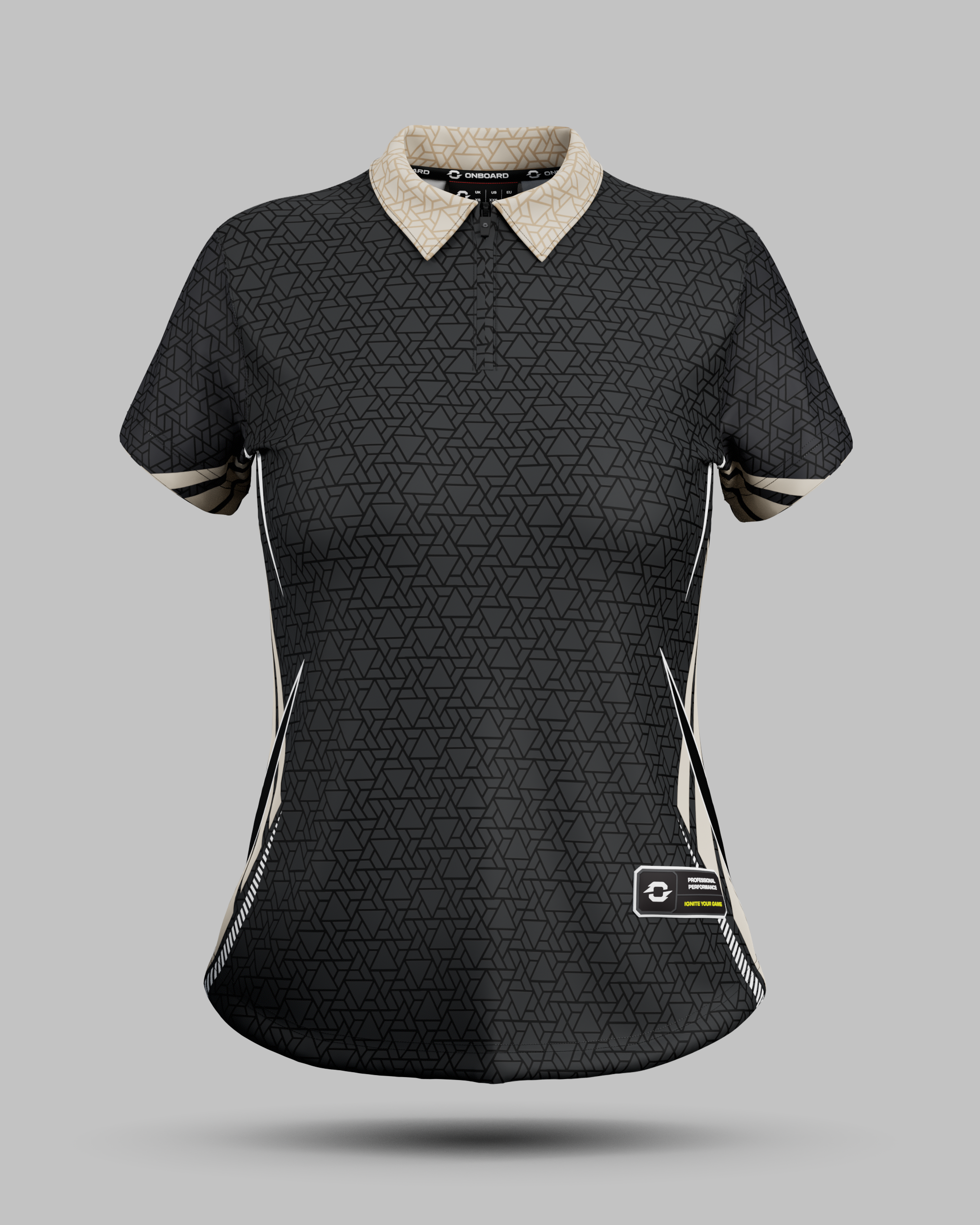 Womens Denver 1/4 Zip Polo Collar Jersey