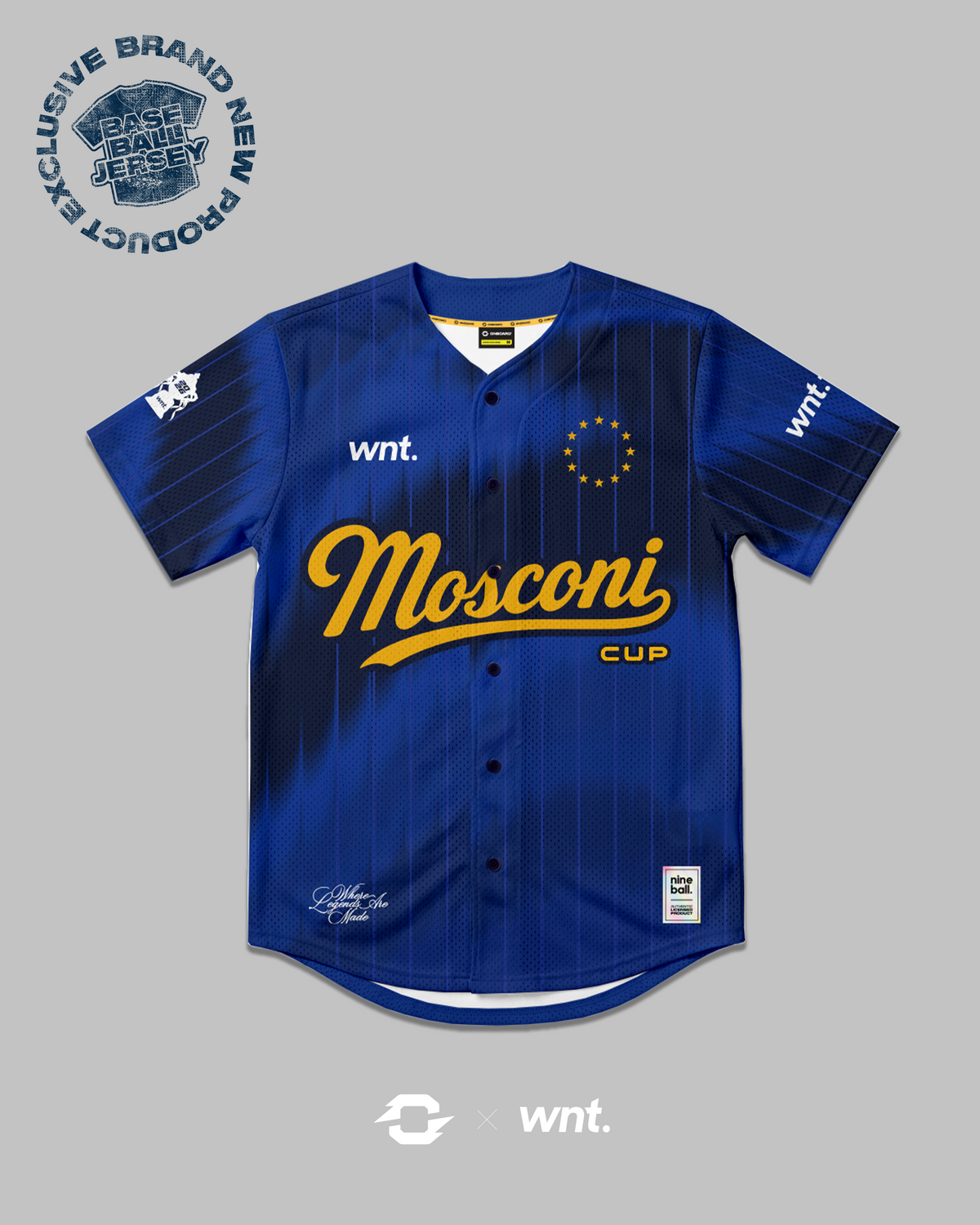 Team Europe Mosconi Cup Baseball Jersey