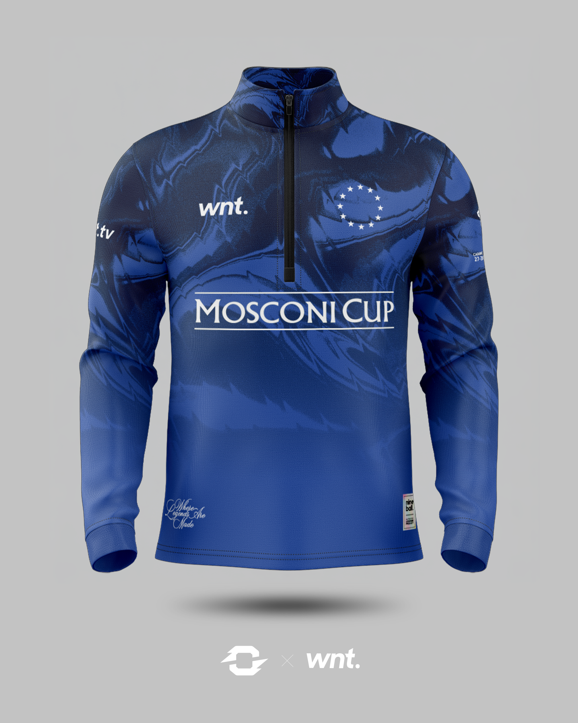 Team Europe Youth Mosconi Cup 1/2 Zip Midlayer