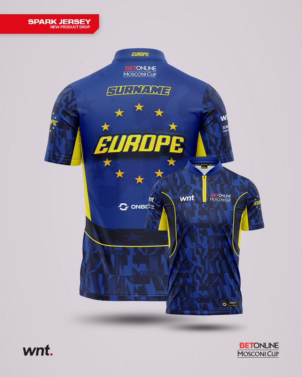 Official 2024 Team Europe Mosconi Cup Spark Jersey