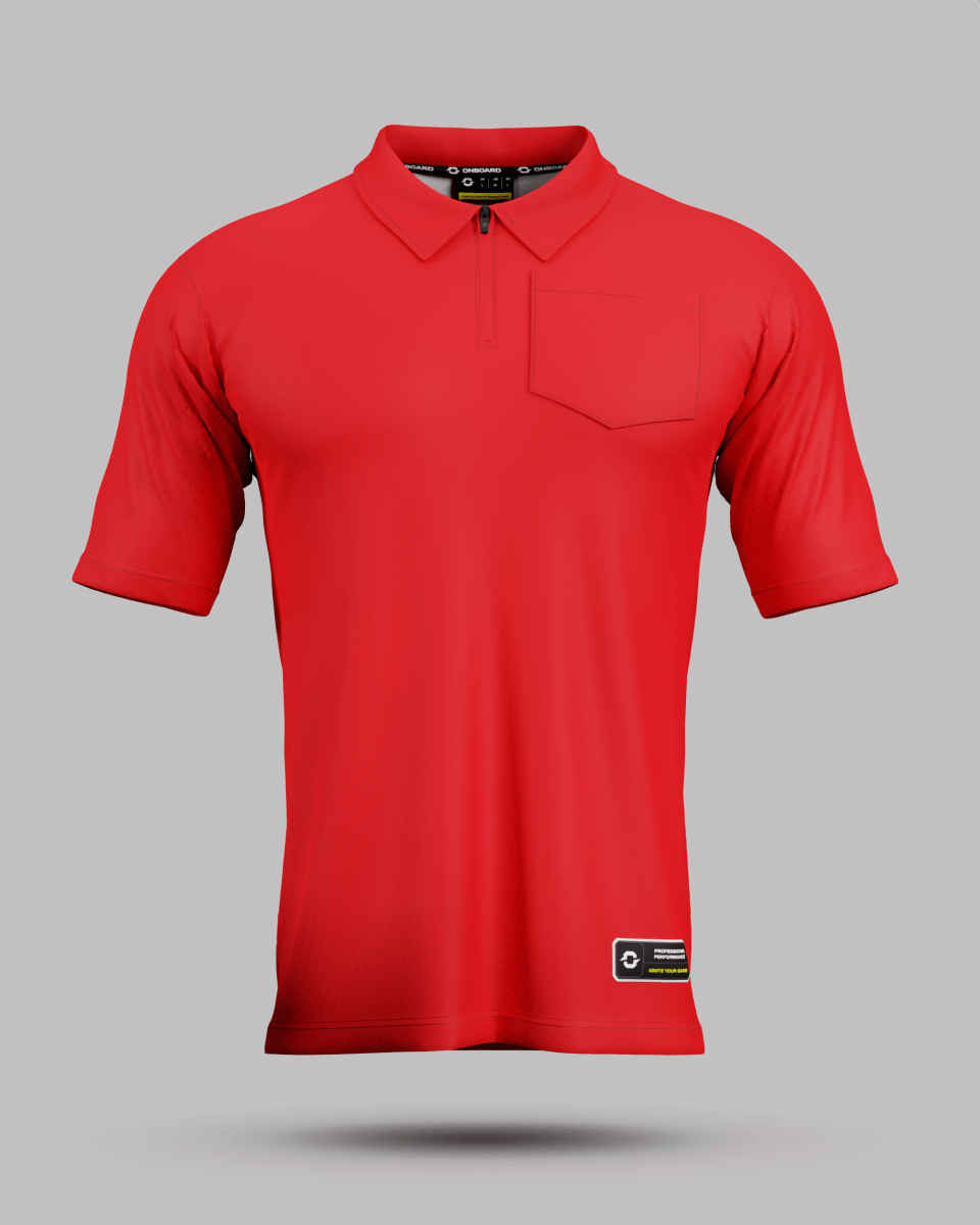 Youth Eclipse 1/4 Zip Polo Collar Jersey With Pocket - Onboard Sportswear