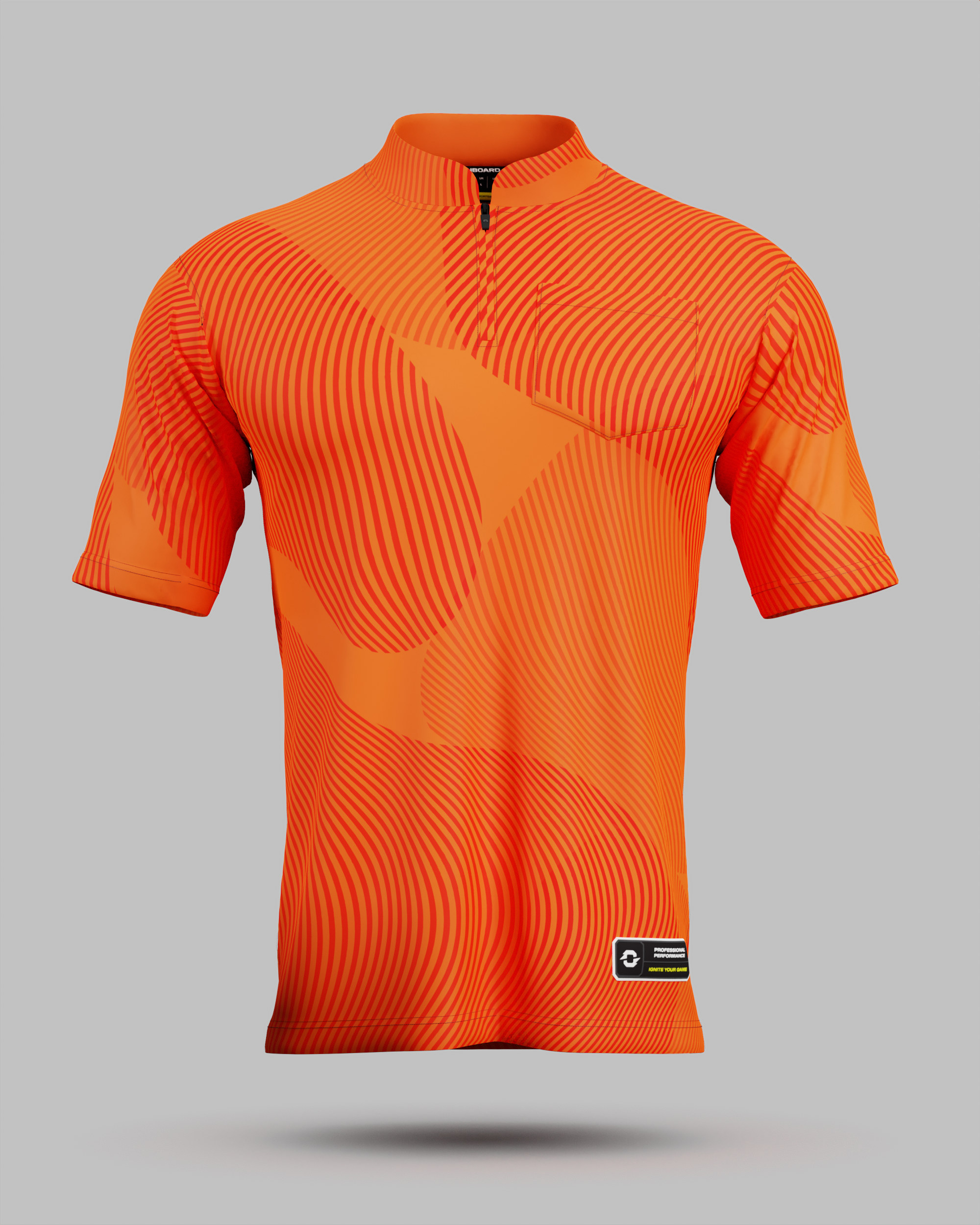 Eclipse 1/4 Zip Pro Collar Jersey With Pocket