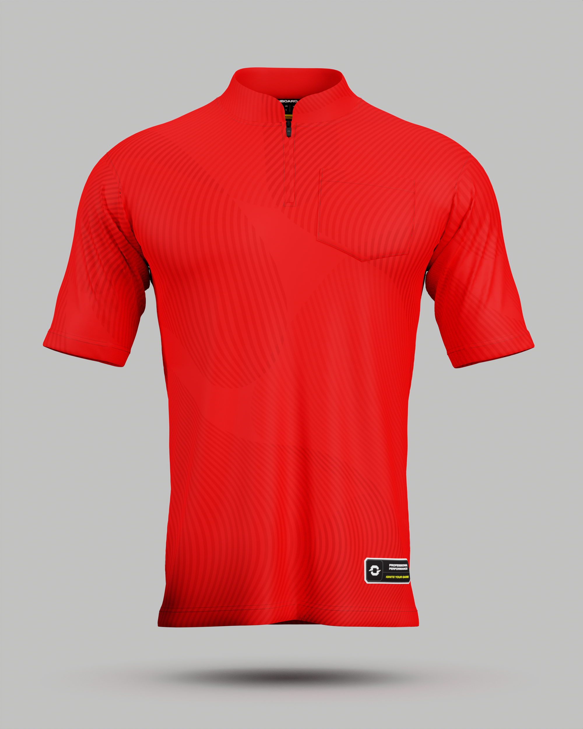 Youth Eclipse 1/4 Zip Pro Collar Jersey With Pocket