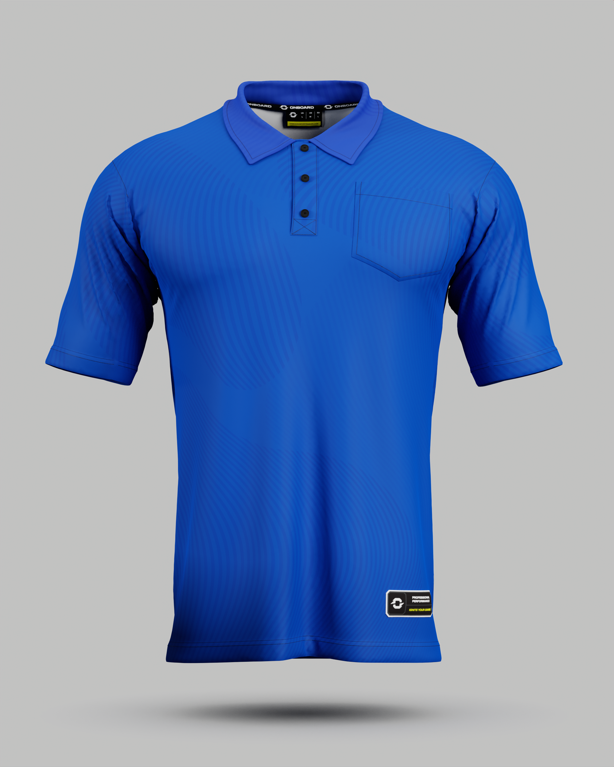 Youth Eclipse 3 Button Polo Collar Jersey With Pocket