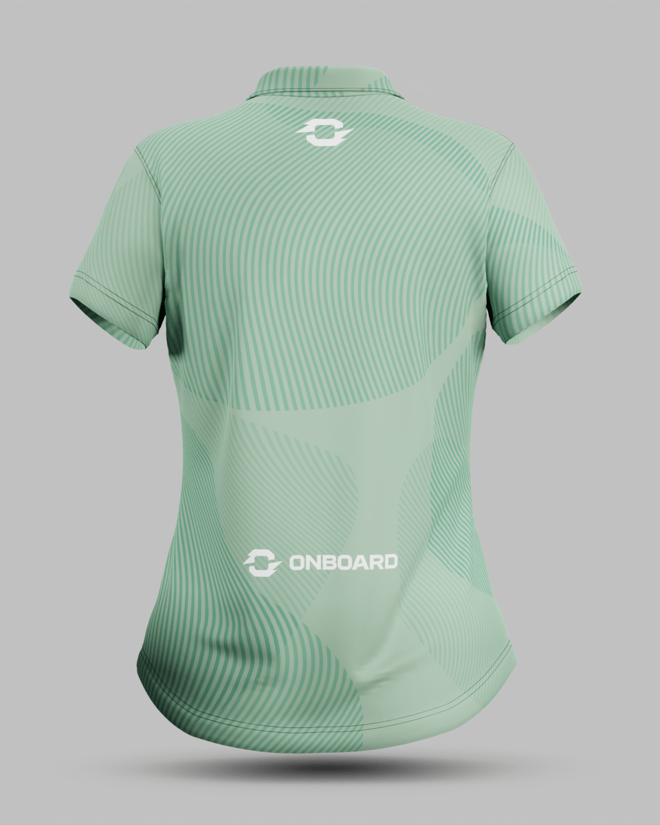 Womens Eclipse 1/4 Zip Polo Collar Jersey - Onboard Sportswear