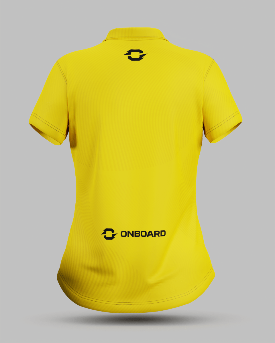 Womens Eclipse 1/4 Zip Polo Collar Jersey - Onboard Sportswear