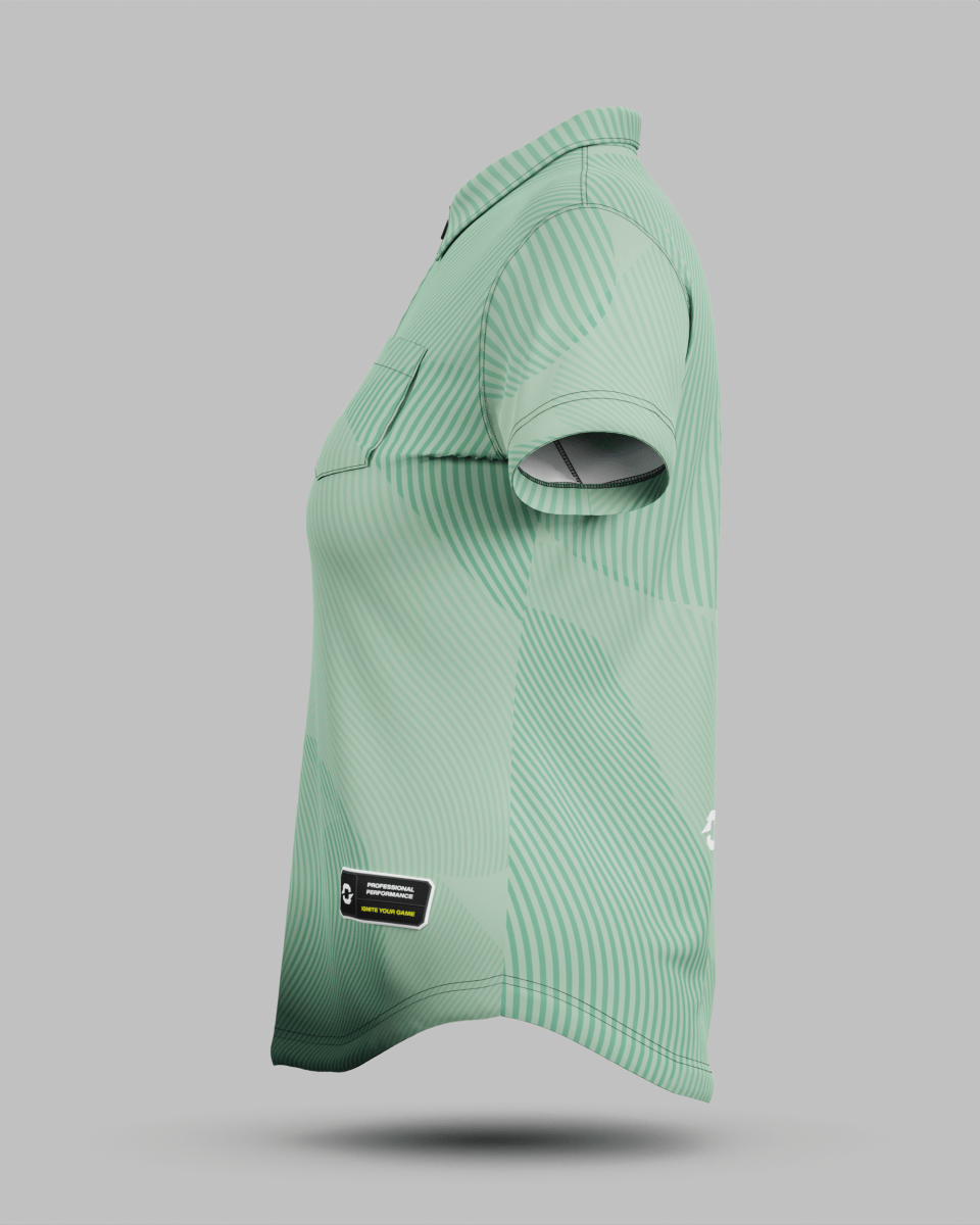 Womens Eclipse 1/4 Zip Polo Collar Jersey With Pocket - Onboard Sportswear