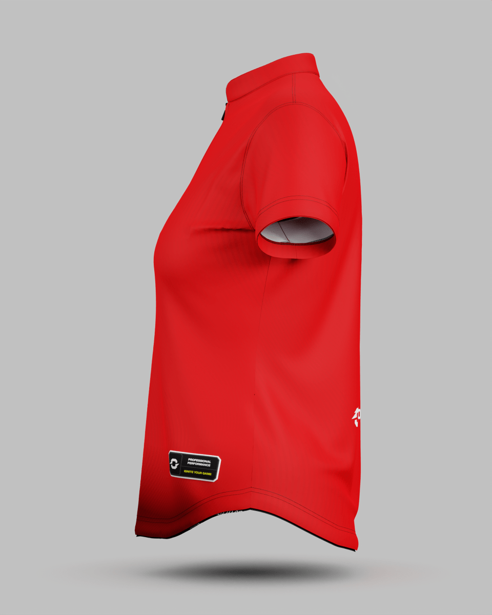 Womens Eclipse 1/4 Zip Pro Collar Jersey - Onboard Sportswear