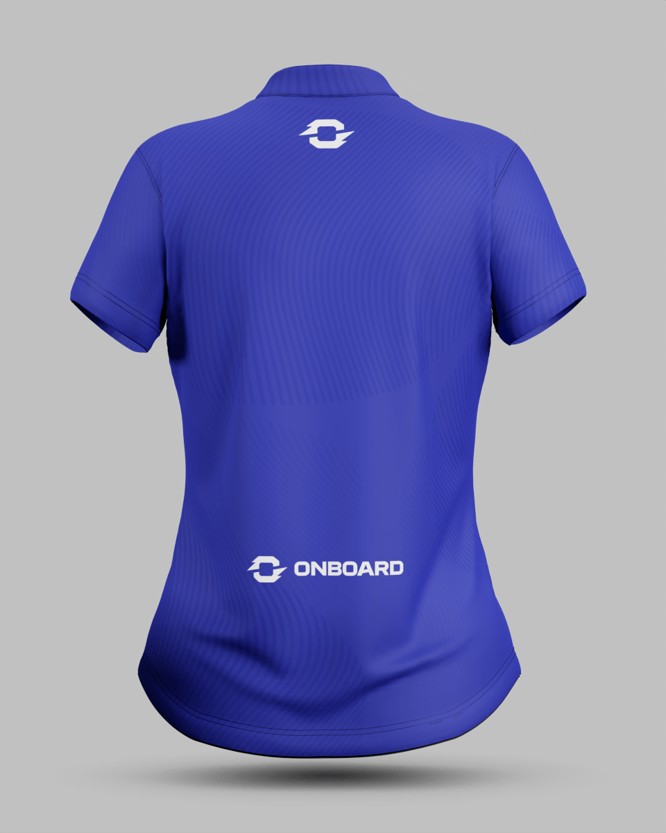 Womens Eclipse 1/4 Zip Pro Collar Jersey With Pocket - Onboard Sportswear