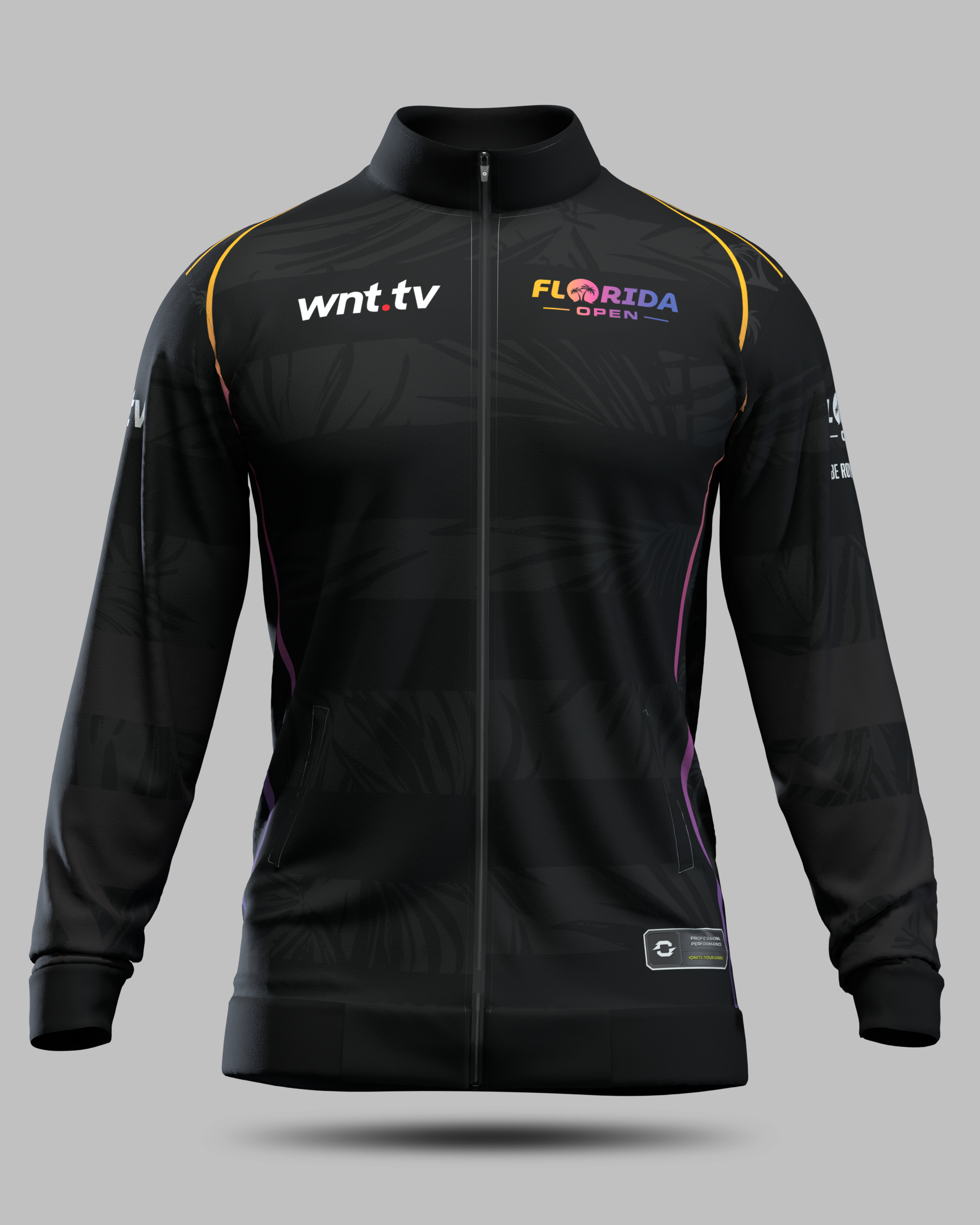 Official 2026 Florida Open Jacket Black