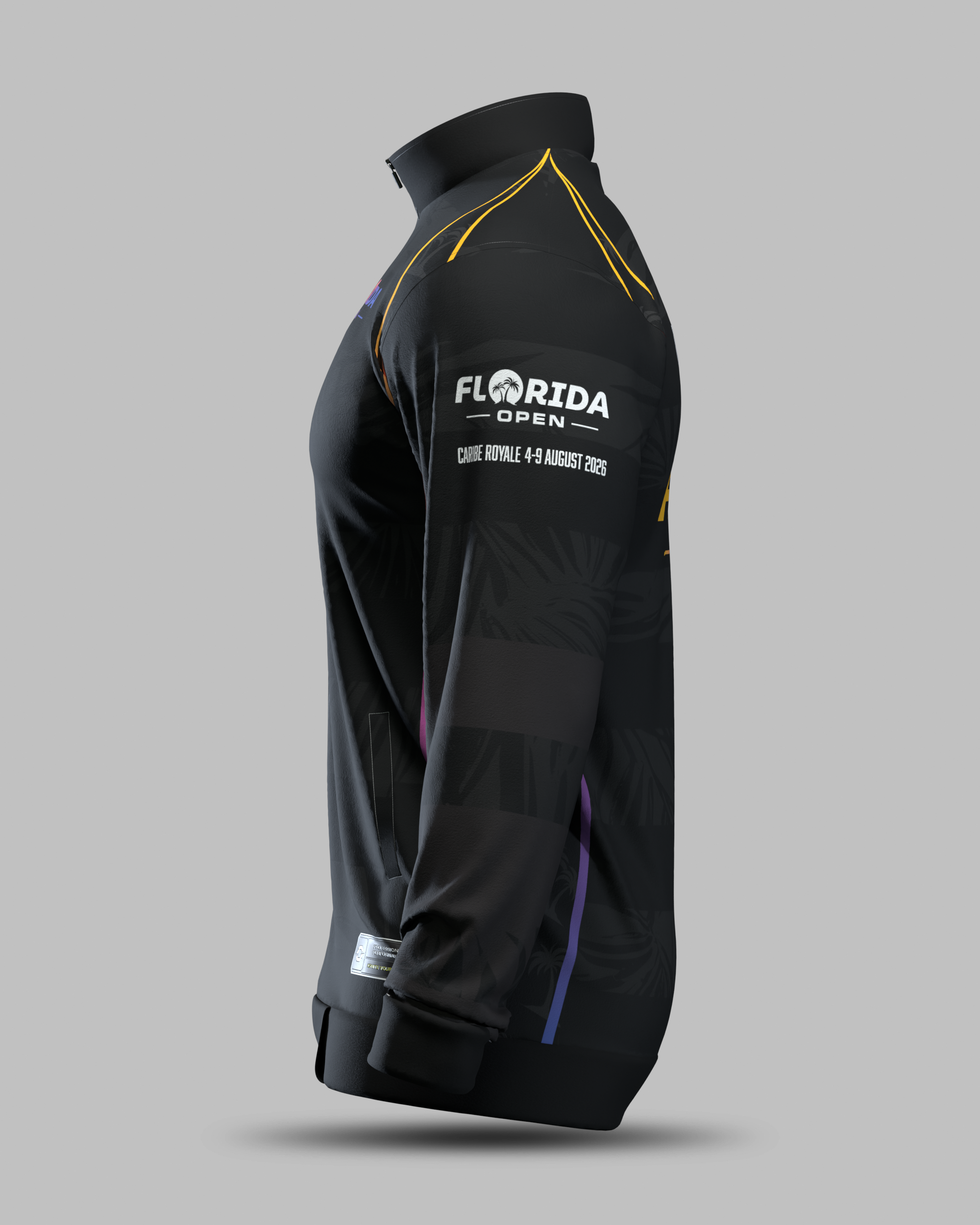 Official 2026 Florida Open Jacket Black