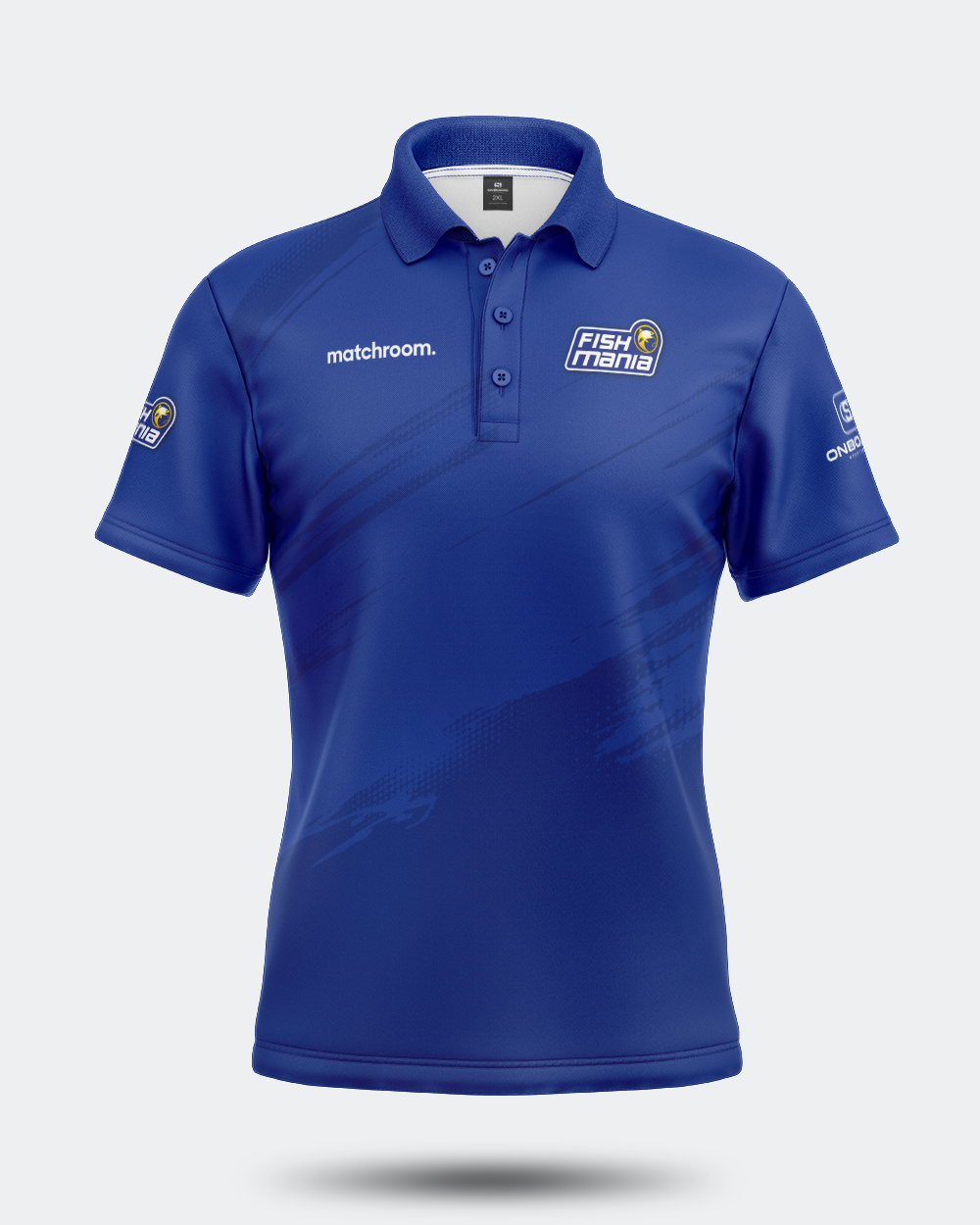 Fish O Mania Blue Angler Polo Shirt