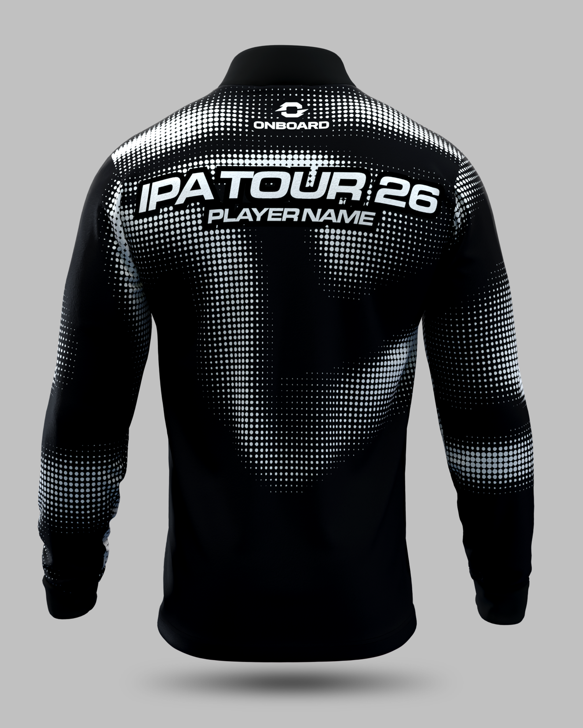 Official 2026 IPA Tour 1/2 Zip Mid Layer (Black/Grey)
