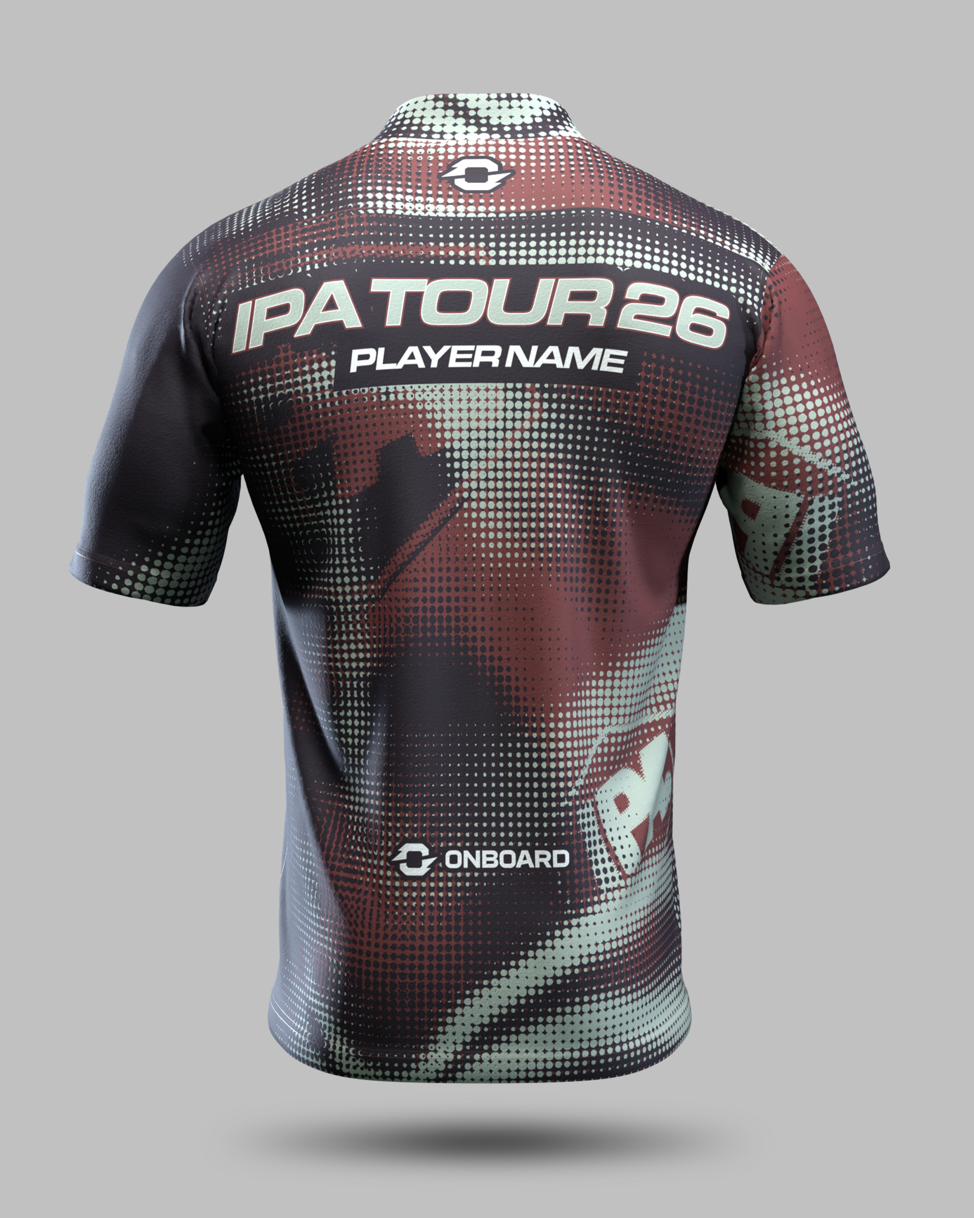 Official 2026 IPA Tour Shirt (Burgundy/Grey)