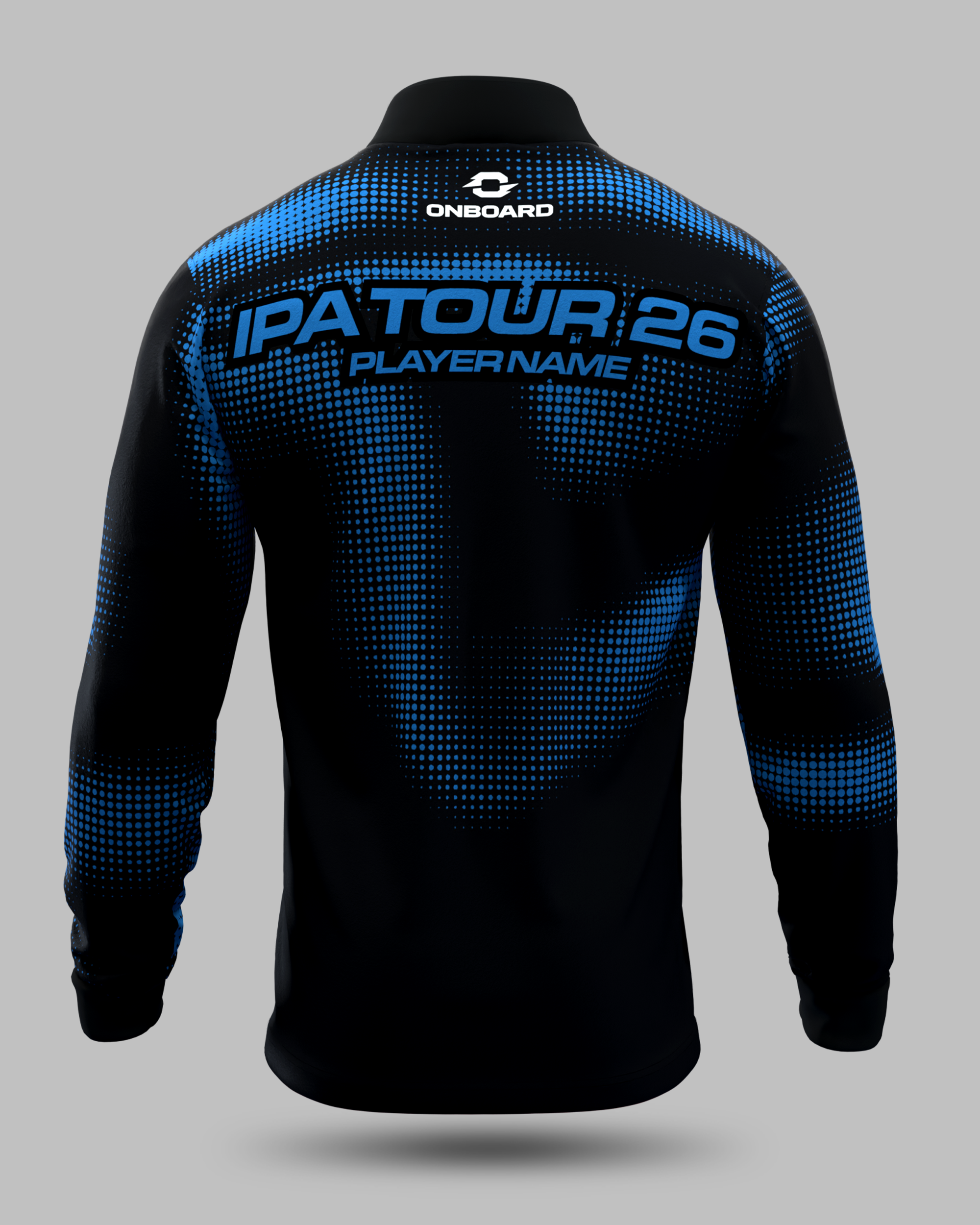 Official 2026 IPA Tour 1/2 Zip Mid Layer (Black/Blue)