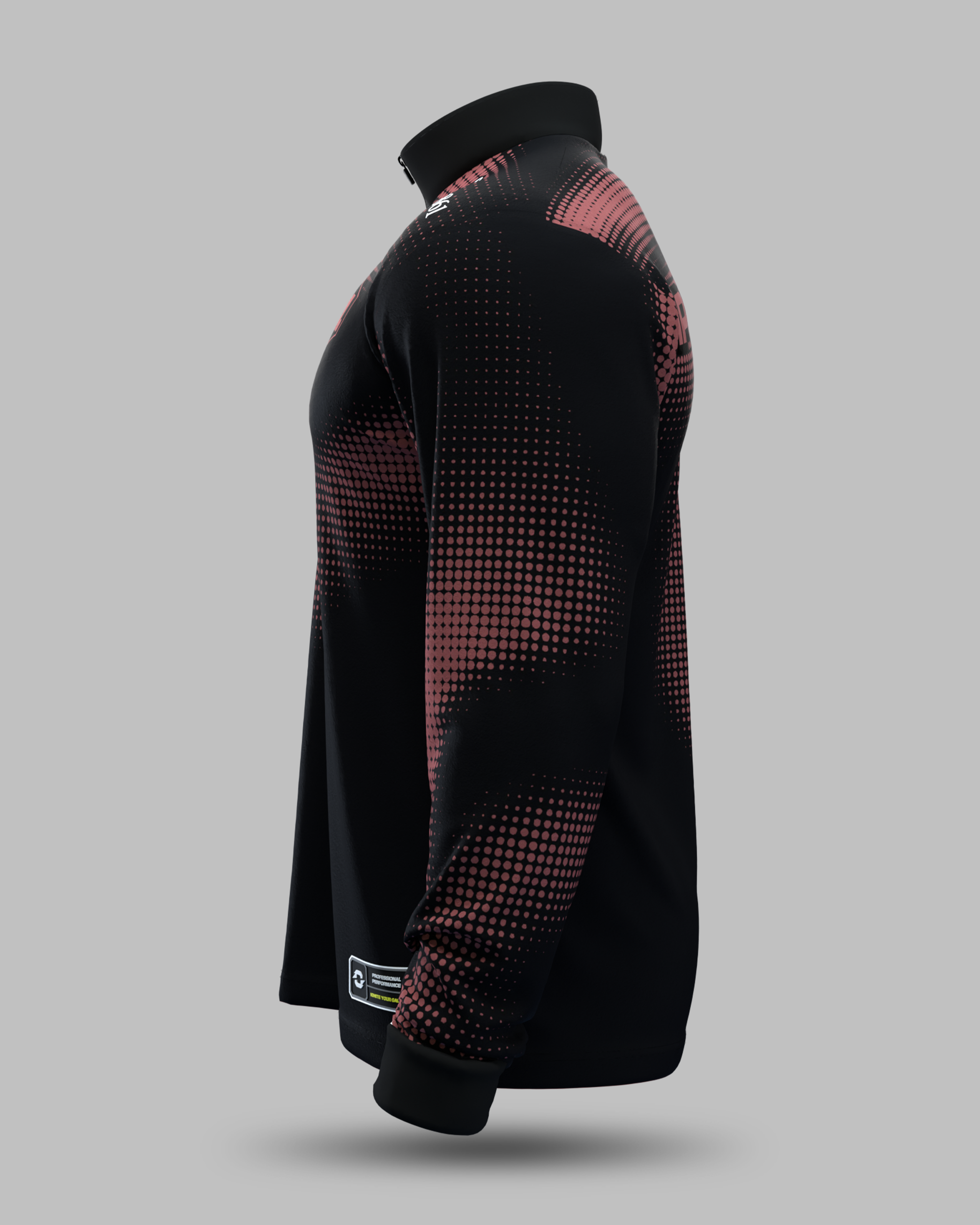 Official 2026 IPA Tour 1/2 Zip Mid Layer (Black/Burgundy)